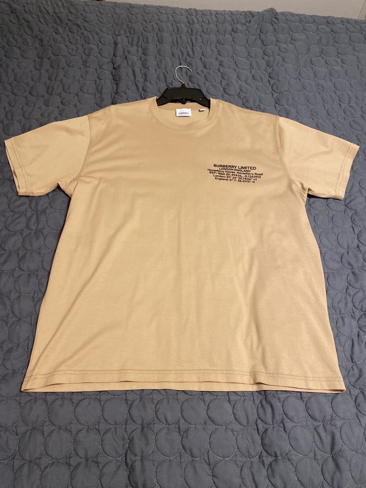 Burberry Burberry Logo Print Cotton Jersey T-Shirt Size US S / EU 44-46 / 1 - 1 Thumbnail