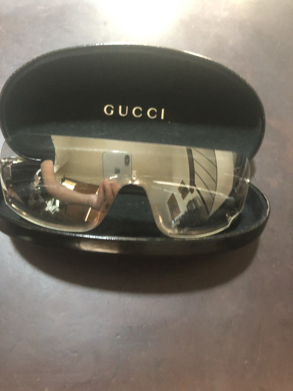 Gucci Gucci vintage lucite ombré sunglasses Size ONE SIZE - 1 Thumbnail
