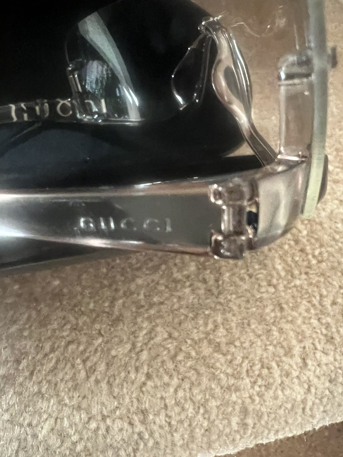 Gucci Gucci vintage lucite ombré sunglasses Size ONE SIZE - 7 Thumbnail