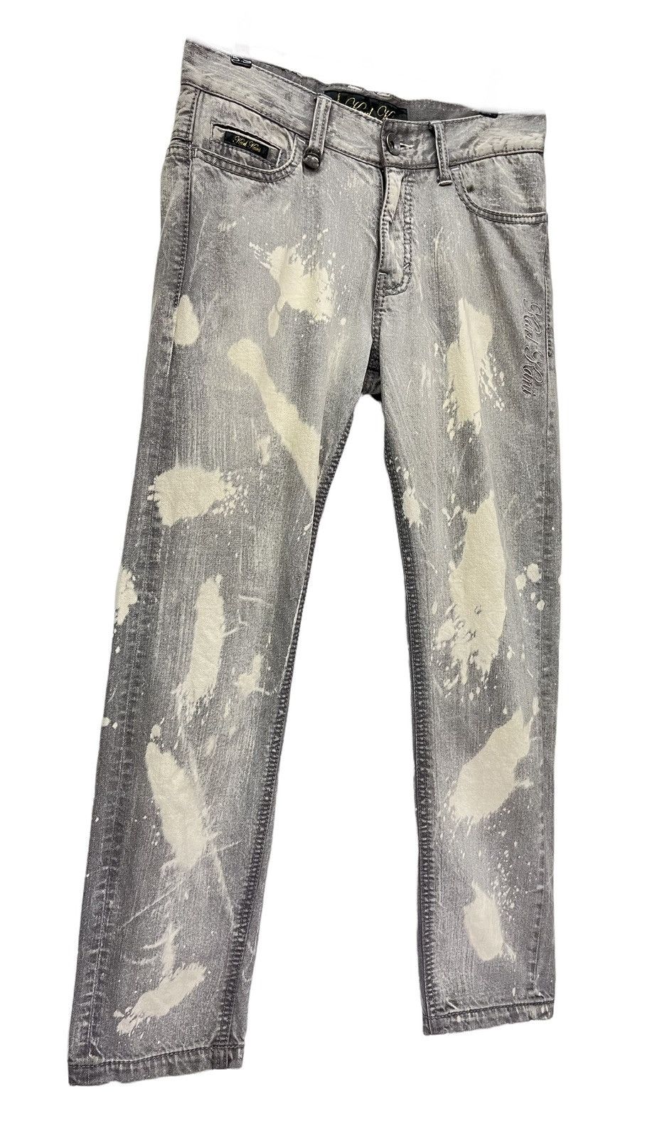 Karl Kani 🔥DOPE🔥 KARLKANI Bleach Wash Denim Pants Size US 31 - 2 Thumbnail