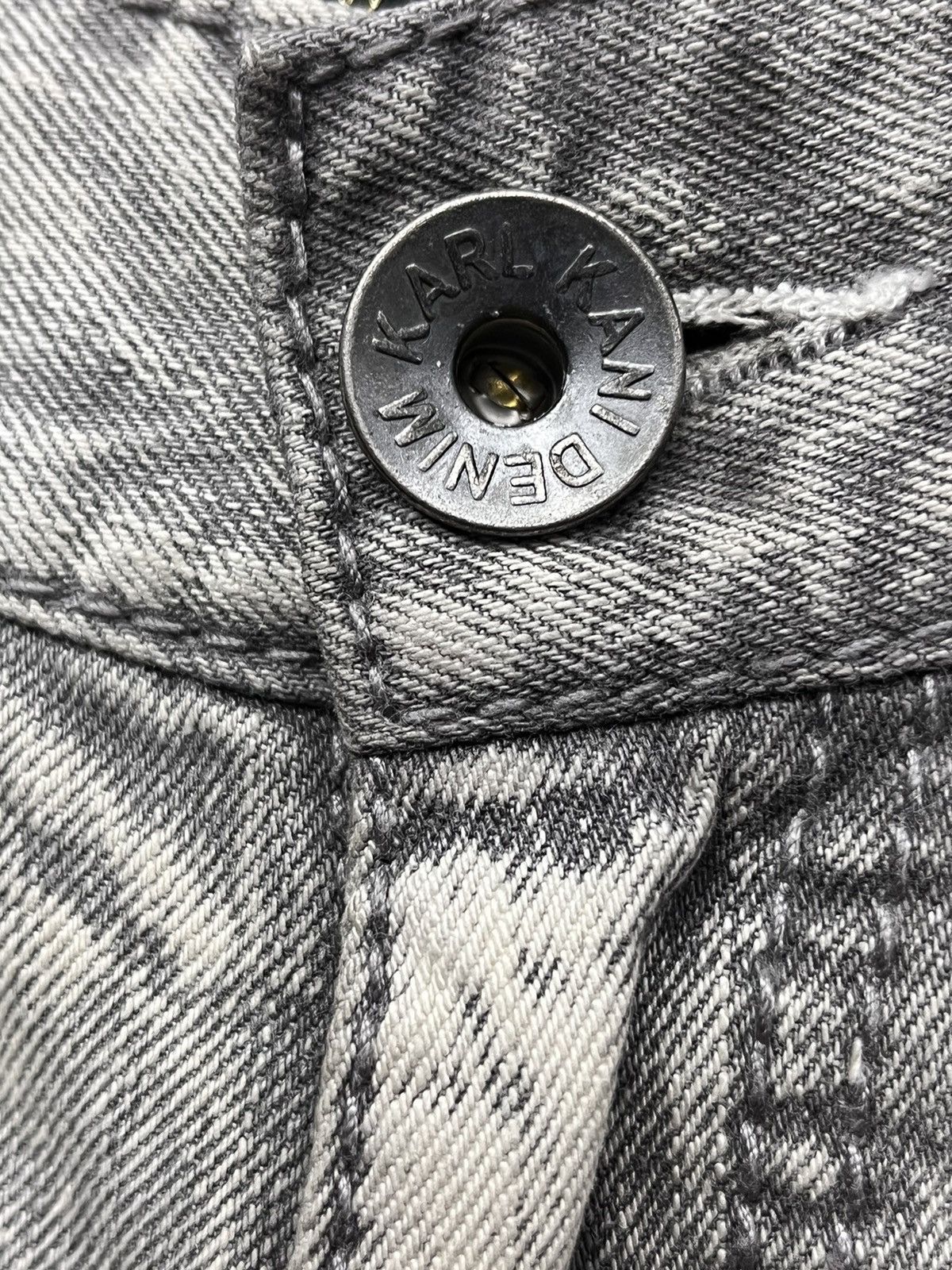 Karl Kani 🔥DOPE🔥 KARLKANI Bleach Wash Denim Pants Size US 31 - 5 Thumbnail