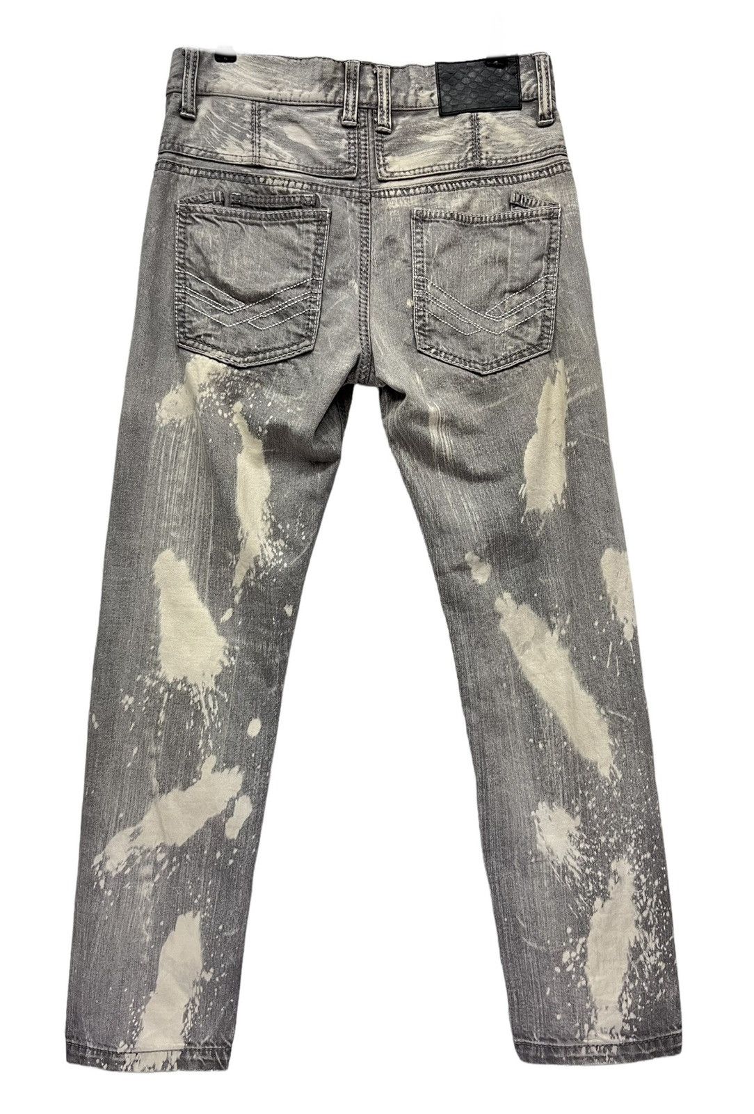 Karl Kani 🔥DOPE🔥 KARLKANI Bleach Wash Denim Pants Size US 31 - 9 Thumbnail