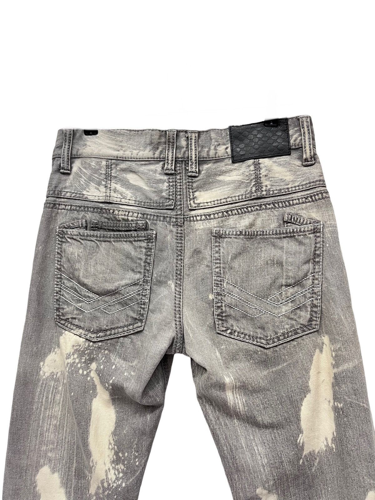 Karl Kani 🔥DOPE🔥 KARLKANI Bleach Wash Denim Pants Size US 31 - 10 Thumbnail