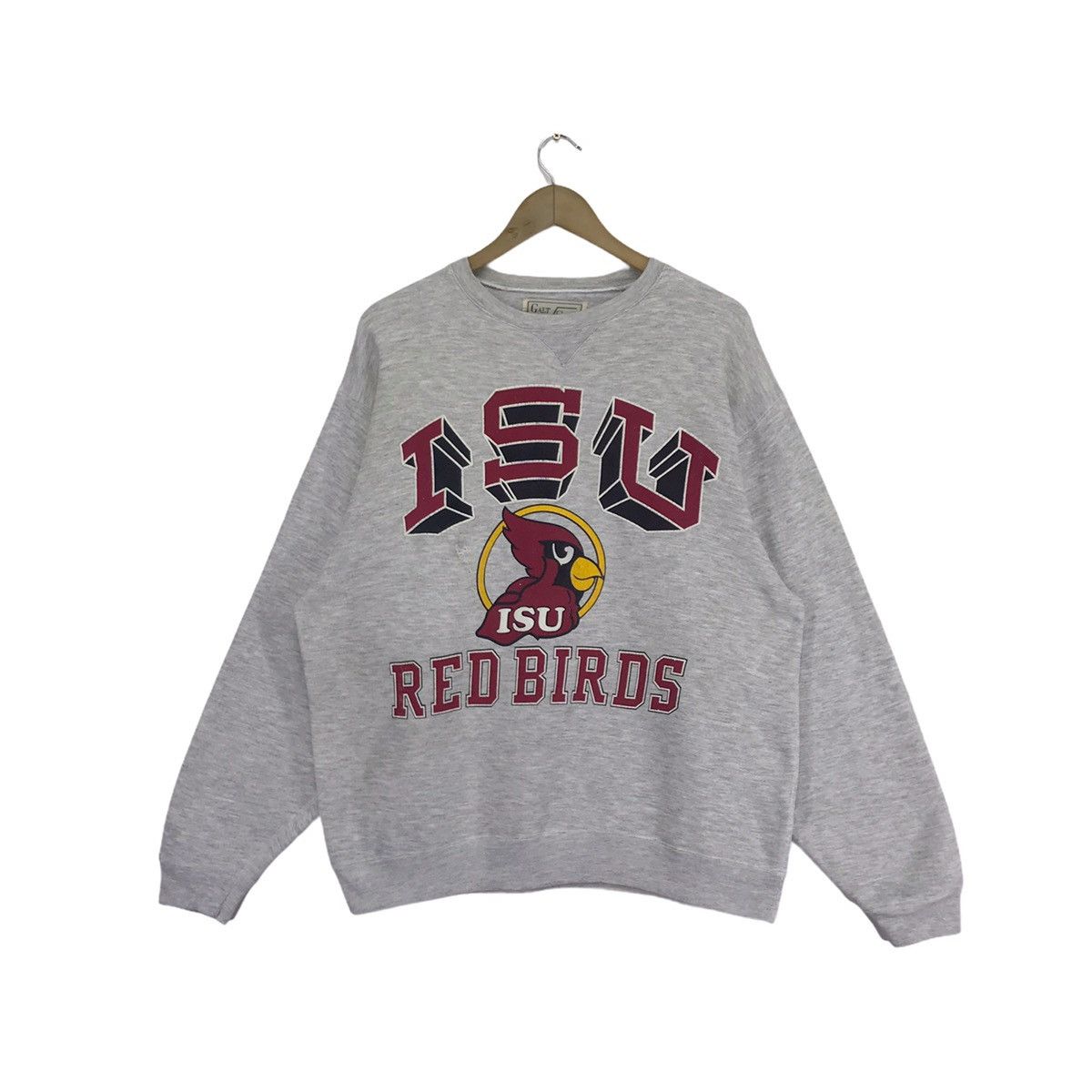 Vintage Vintage ILLINOIS State University Sweatshirt Red Birds Size US L / EU 52-54 / 3 - 1 Thumbnail