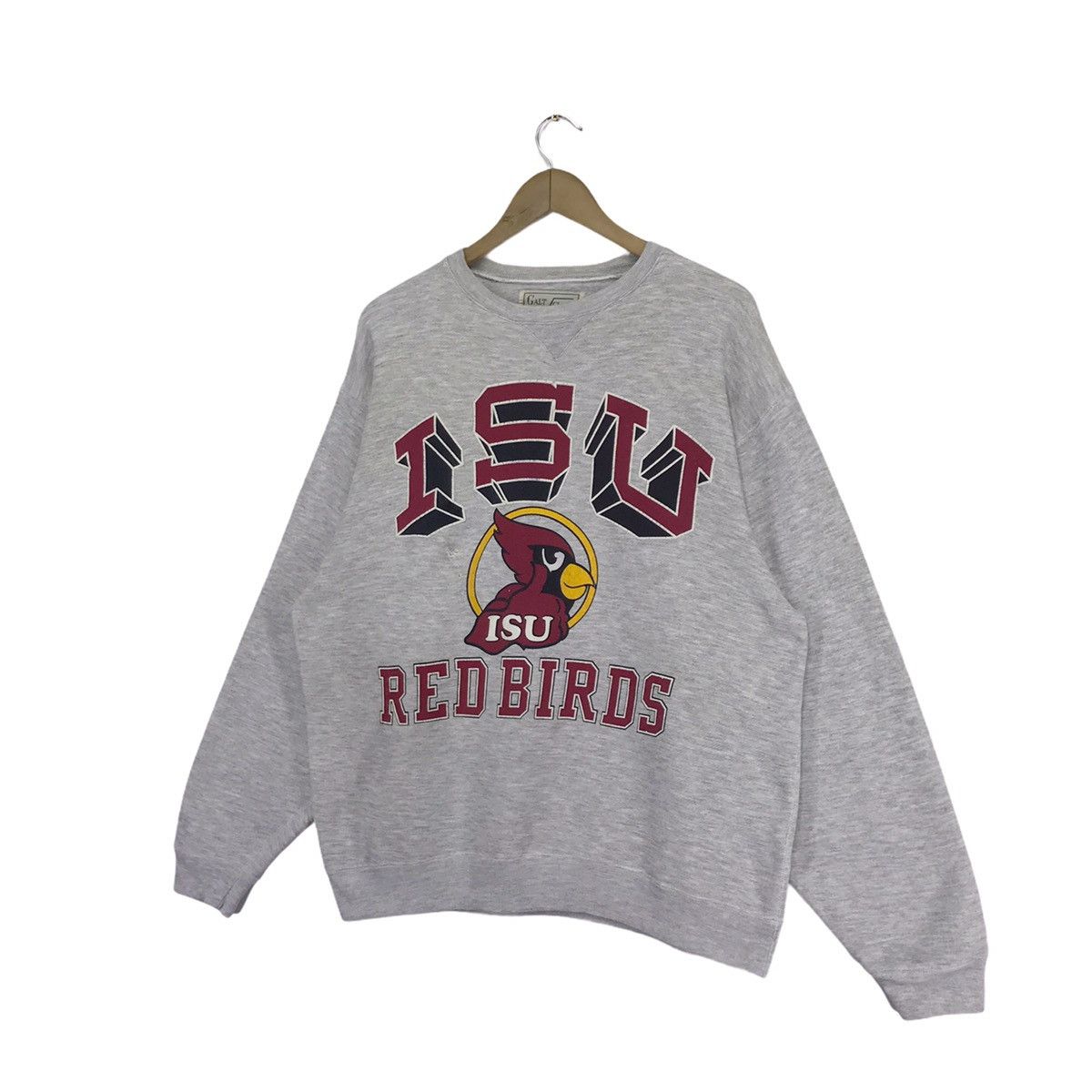 Vintage Vintage ILLINOIS State University Sweatshirt Red Birds Size US L / EU 52-54 / 3 - 2 Thumbnail