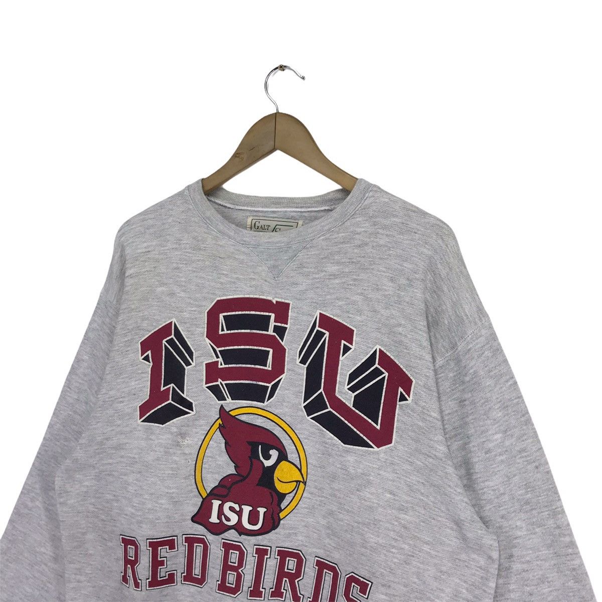 Vintage Vintage ILLINOIS State University Sweatshirt Red Birds Size US L / EU 52-54 / 3 - 4 Thumbnail