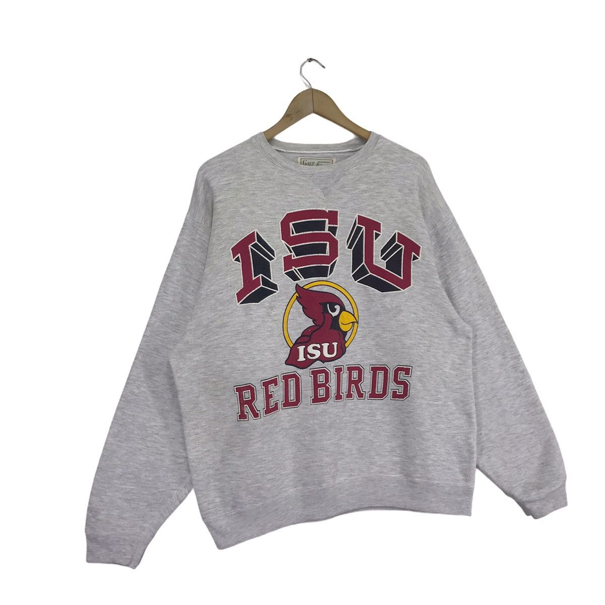 Vintage Vintage ILLINOIS State University Sweatshirt Red Birds Size US L / EU 52-54 / 3 - 3 Thumbnail
