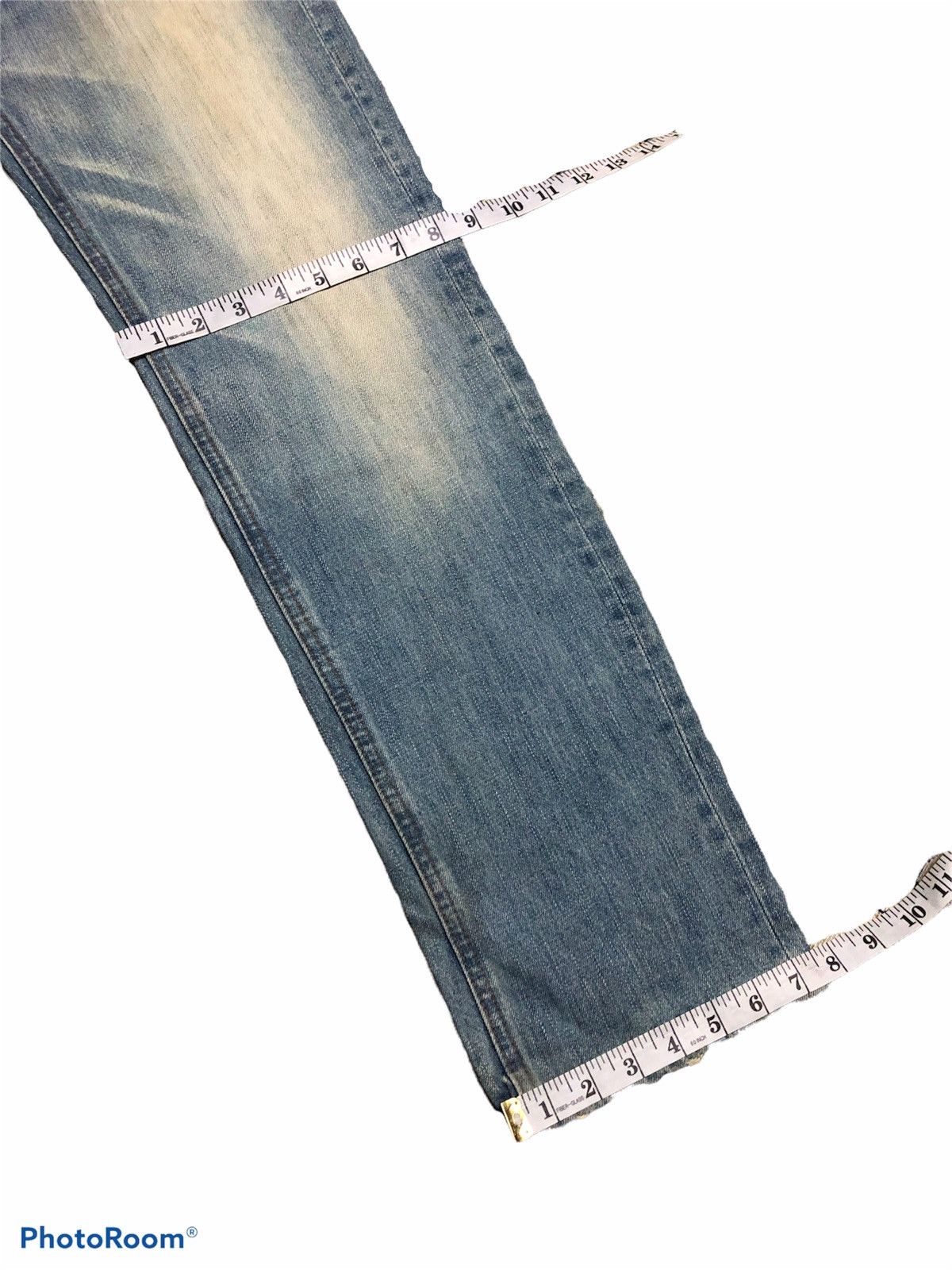Japanese Brand BONDS & PEACE LEATHER BACK POCKET DENIM Size US 31 - 9 Thumbnail
