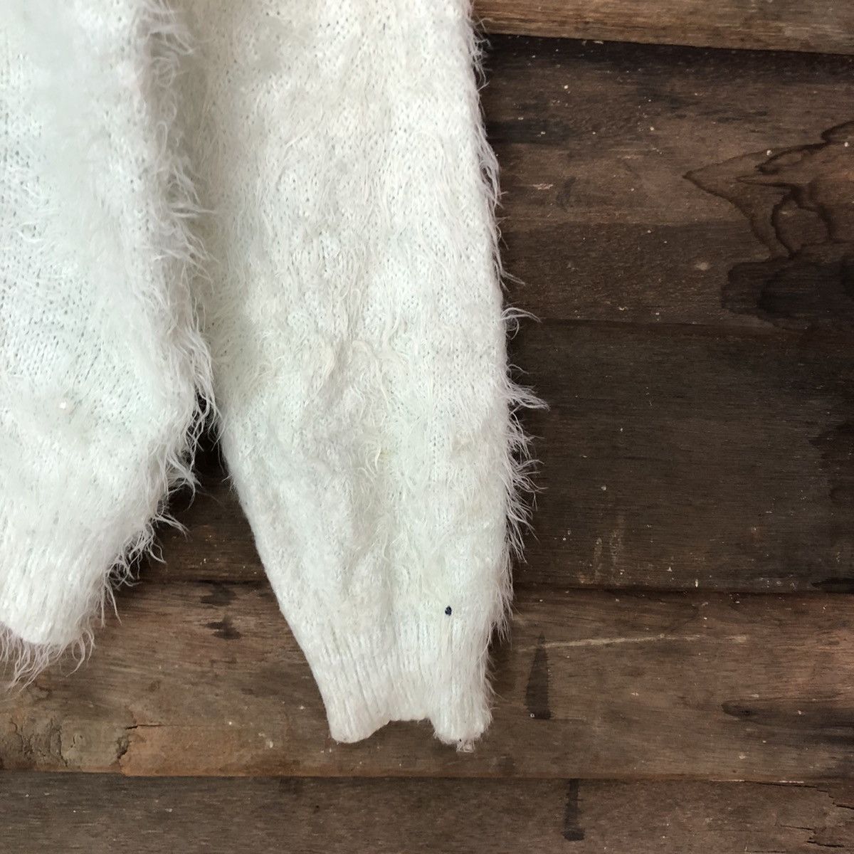 Homespun Knitwear × Japanese Brand Ingni Soft Blue Mohair Soft Fur Baggy Knitwear #0500 Size US M / EU 48-50 / 2 - 4 Thumbnail