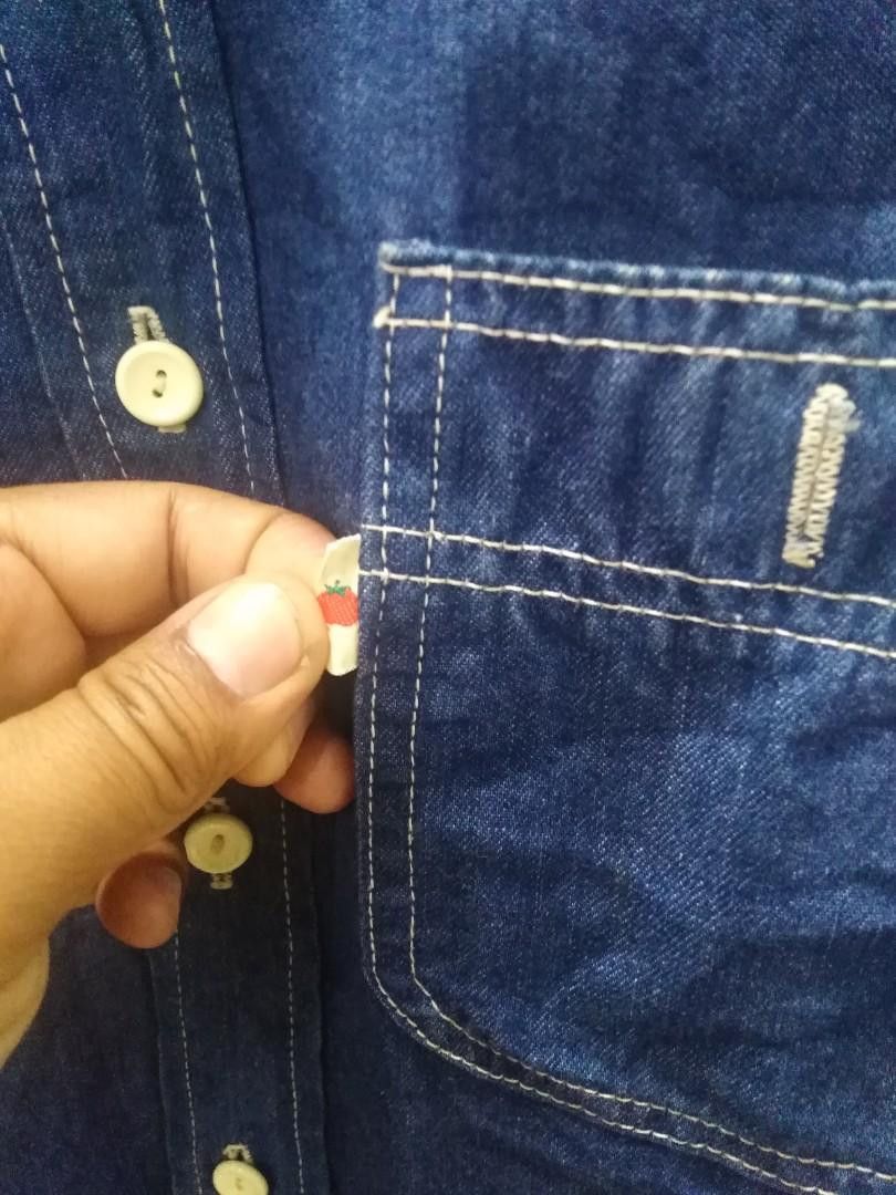 Edwin × Vintage 70's Edwin Chambray Denim Selvedge Button-ups Shirt Size US S / EU 44-46 / 1 - 3 Thumbnail