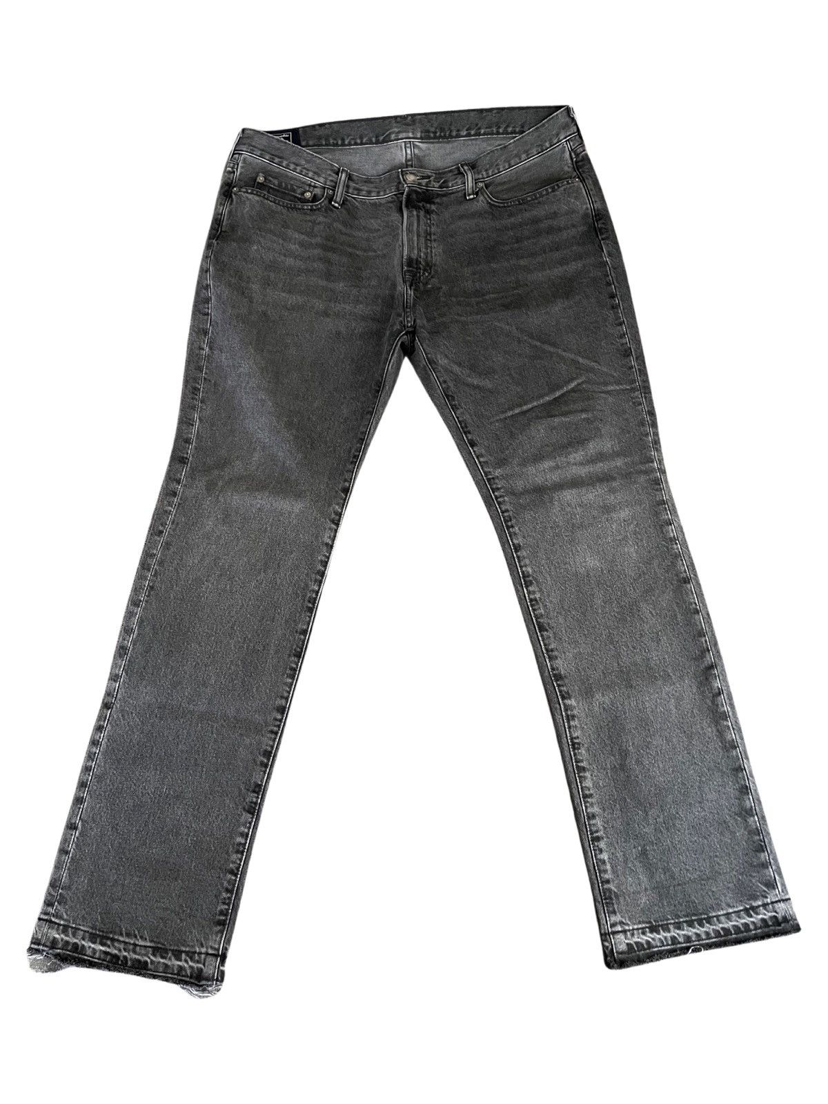 Abercrombie & Fitch Kennan Straight Jeans Washed Black Size US 36 / EU 52 - 1 Thumbnail