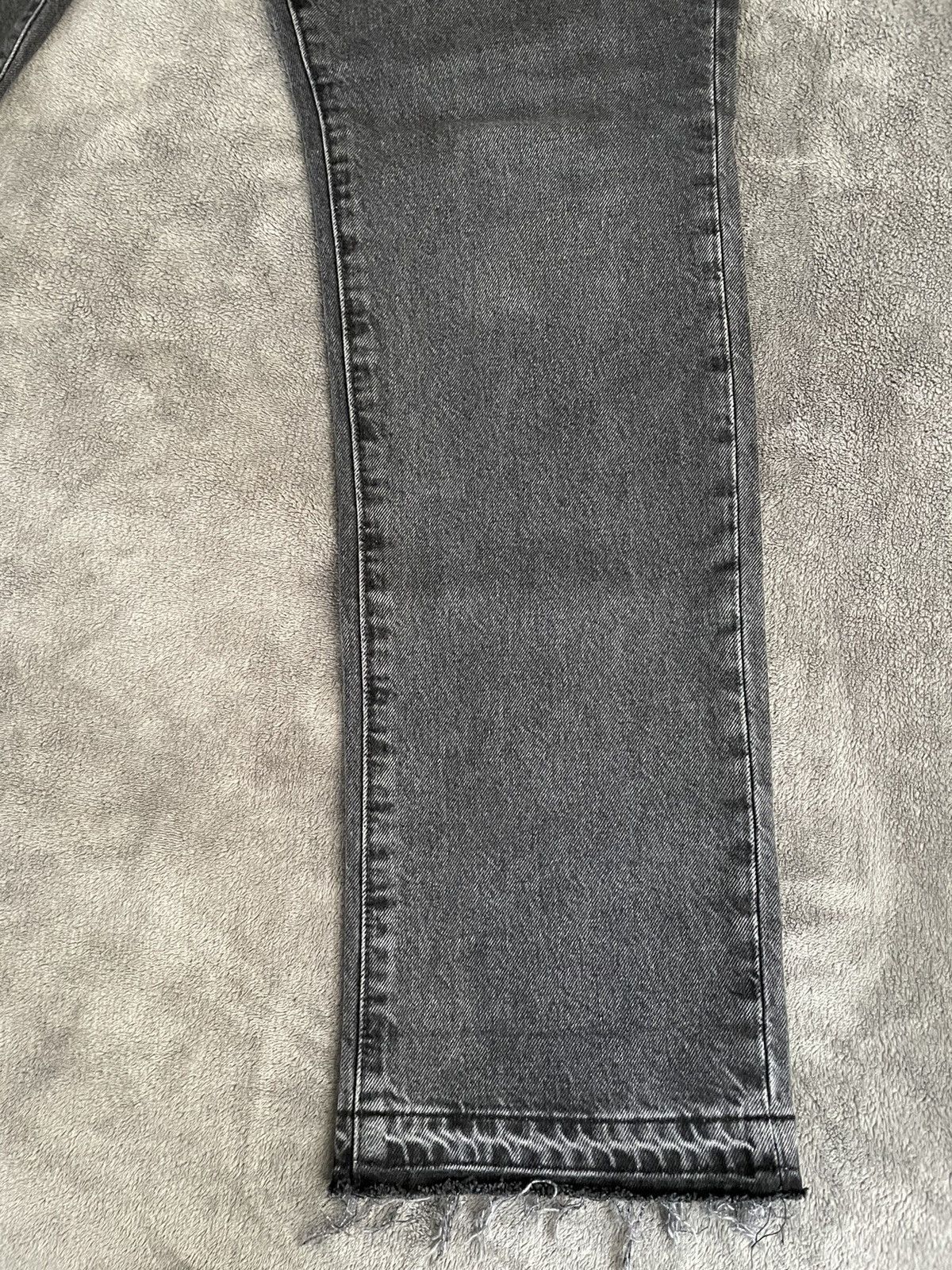 Abercrombie & Fitch Kennan Straight Jeans Washed Black Size US 36 / EU 52 - 2 Thumbnail