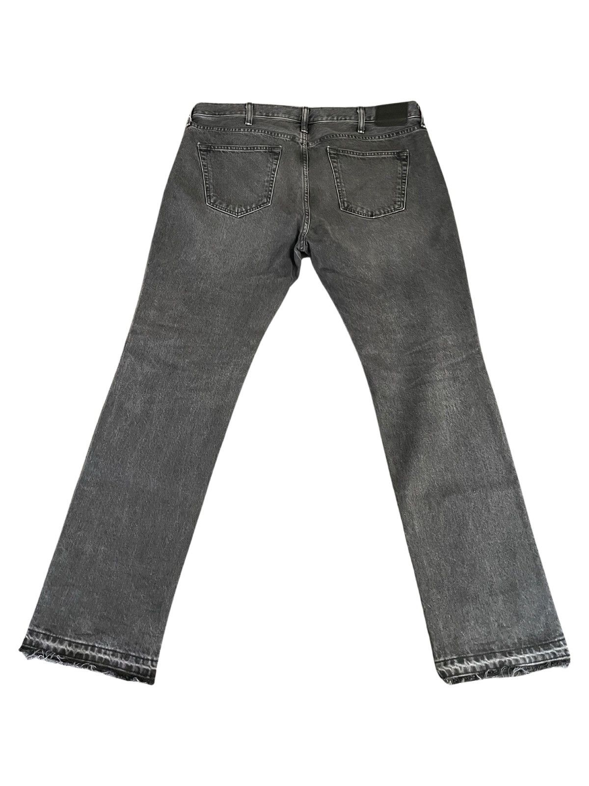 Abercrombie & Fitch Kennan Straight Jeans Washed Black Size US 36 / EU 52 - 7 Thumbnail