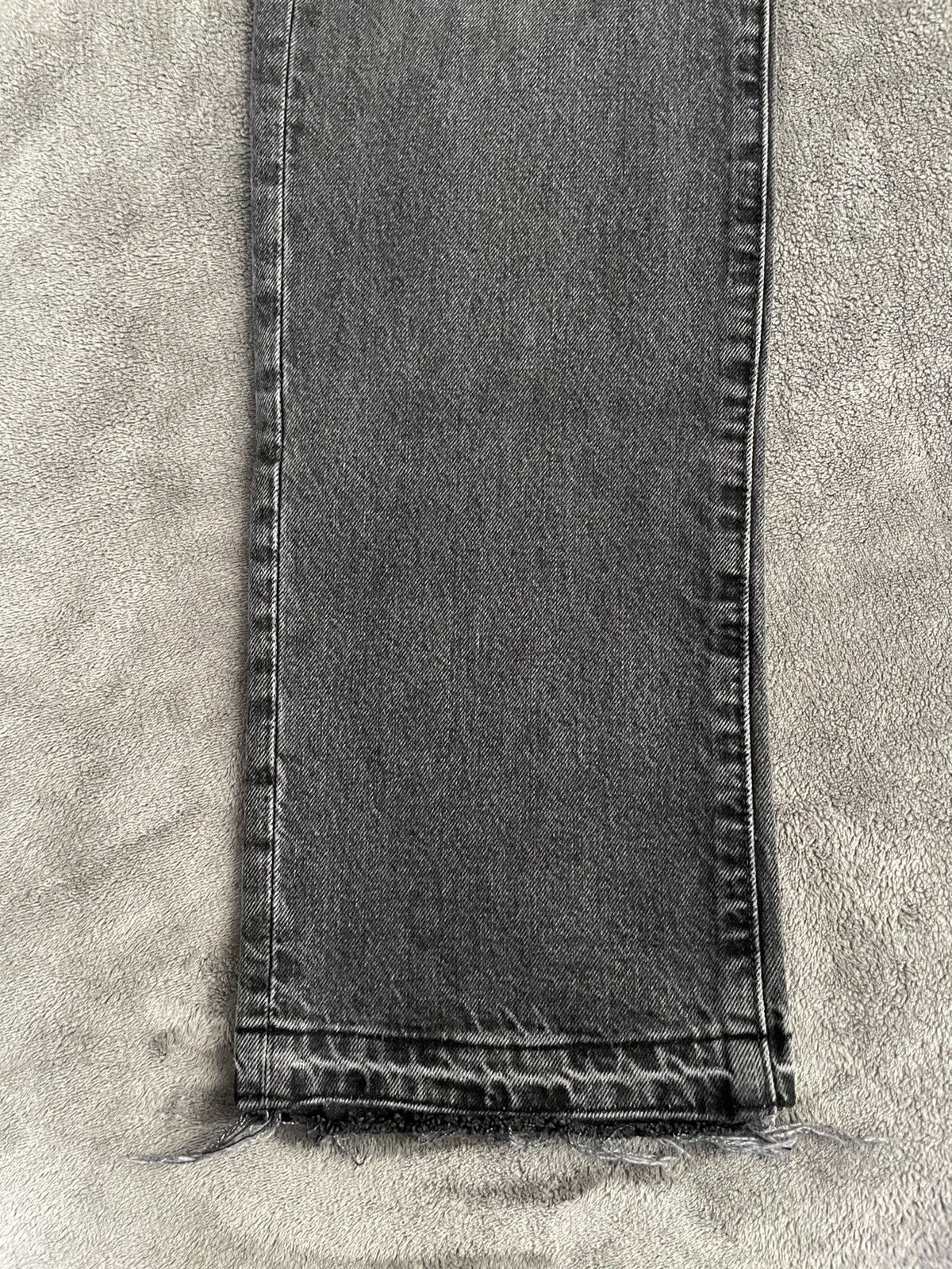 Abercrombie & Fitch Kennan Straight Jeans Washed Black Size US 36 / EU 52 - 3 Thumbnail