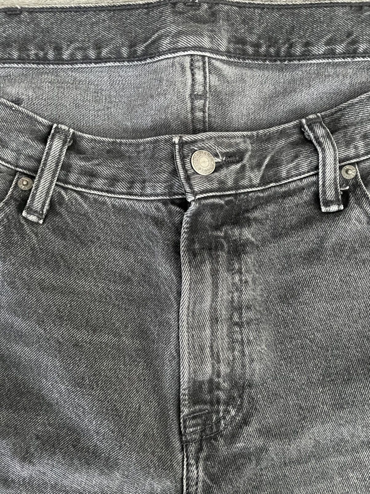 Abercrombie & Fitch Kennan Straight Jeans Washed Black Size US 36 / EU 52 - 5 Thumbnail