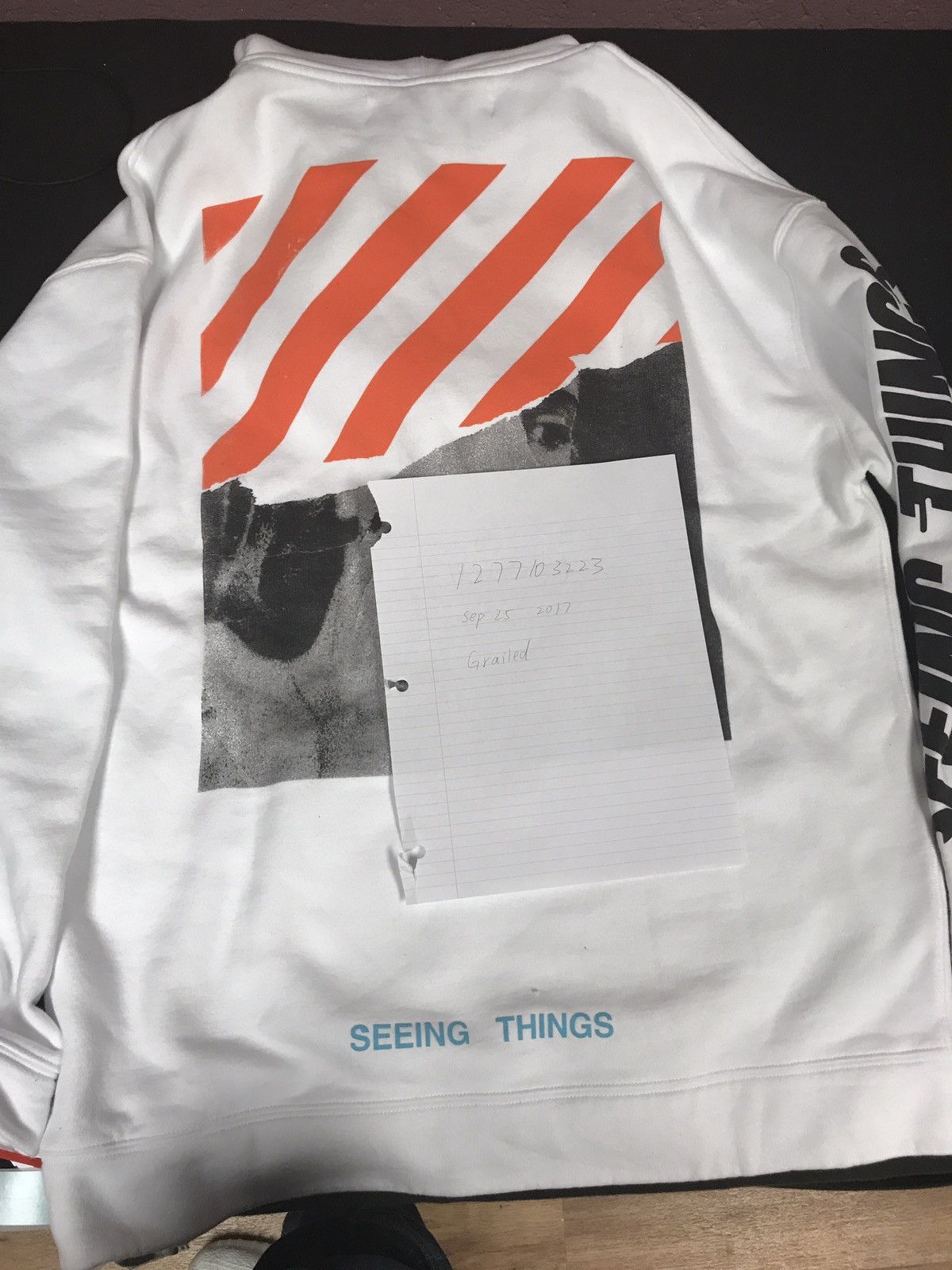 Off White photocopy hoodie Grailed