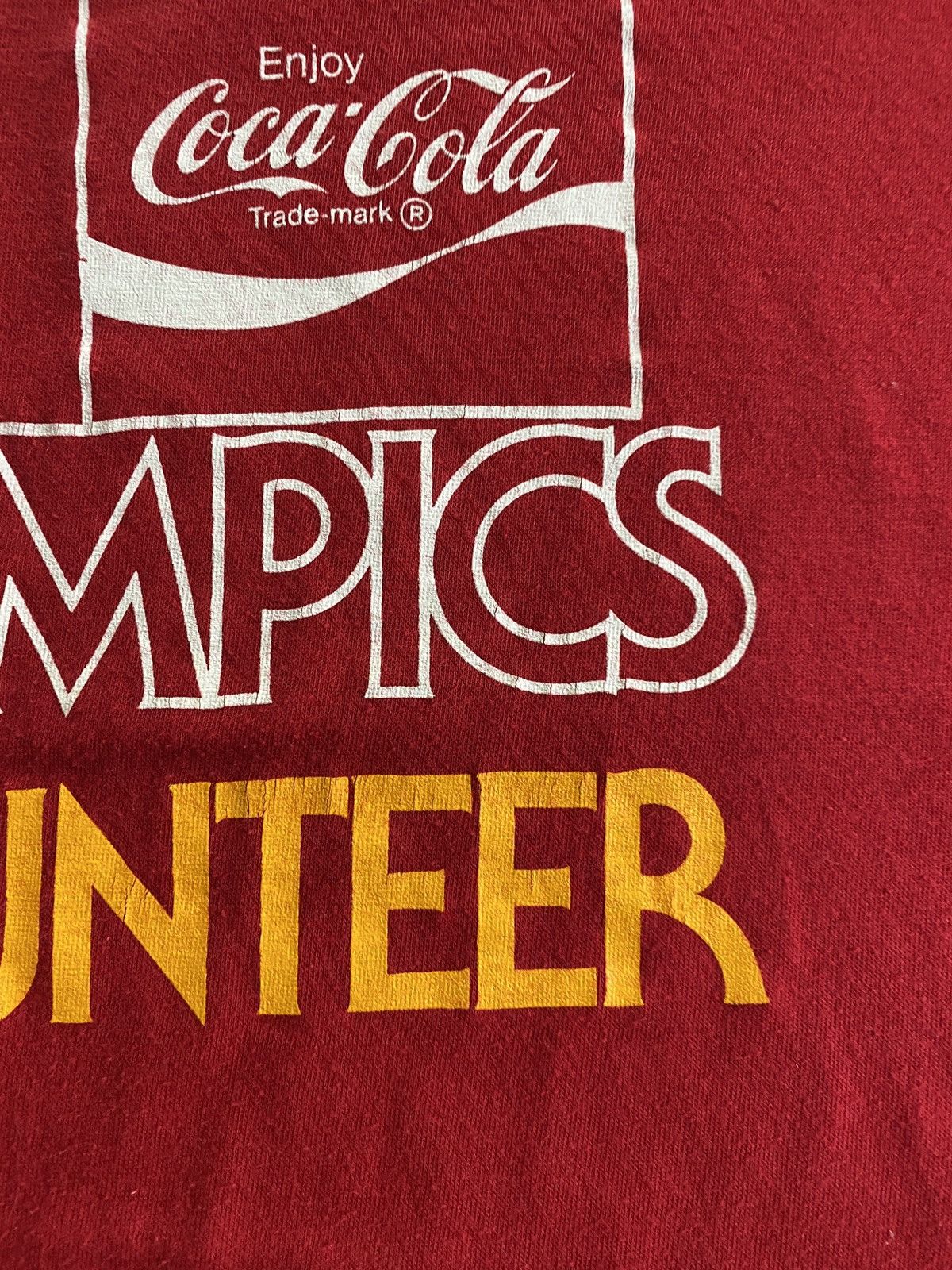 Coca Cola Vintage 90’s Special Olympics Coca Cola Single Stitch Tee Size US L / EU 52-54 / 3 - 6 Thumbnail