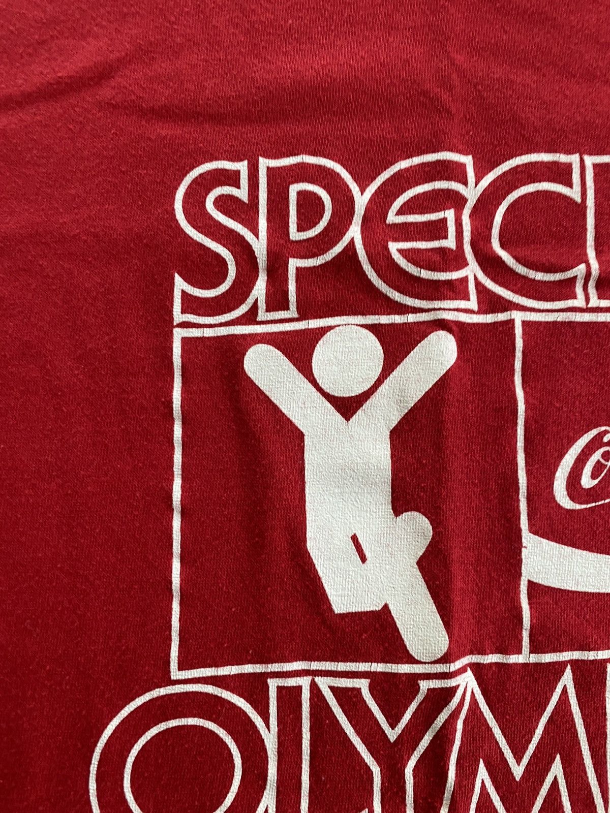 Coca Cola Vintage 90’s Special Olympics Coca Cola Single Stitch Tee Size US L / EU 52-54 / 3 - 4 Thumbnail