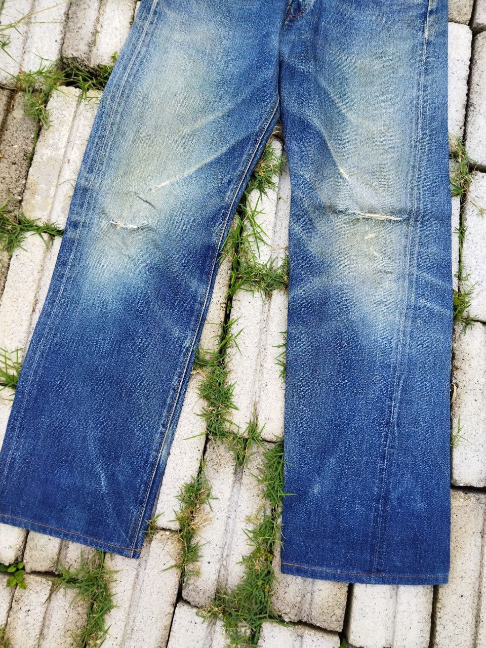 Denime Denime Japan Selvedge Distressed Jeans Size US 32 / EU 48 - 3 Thumbnail