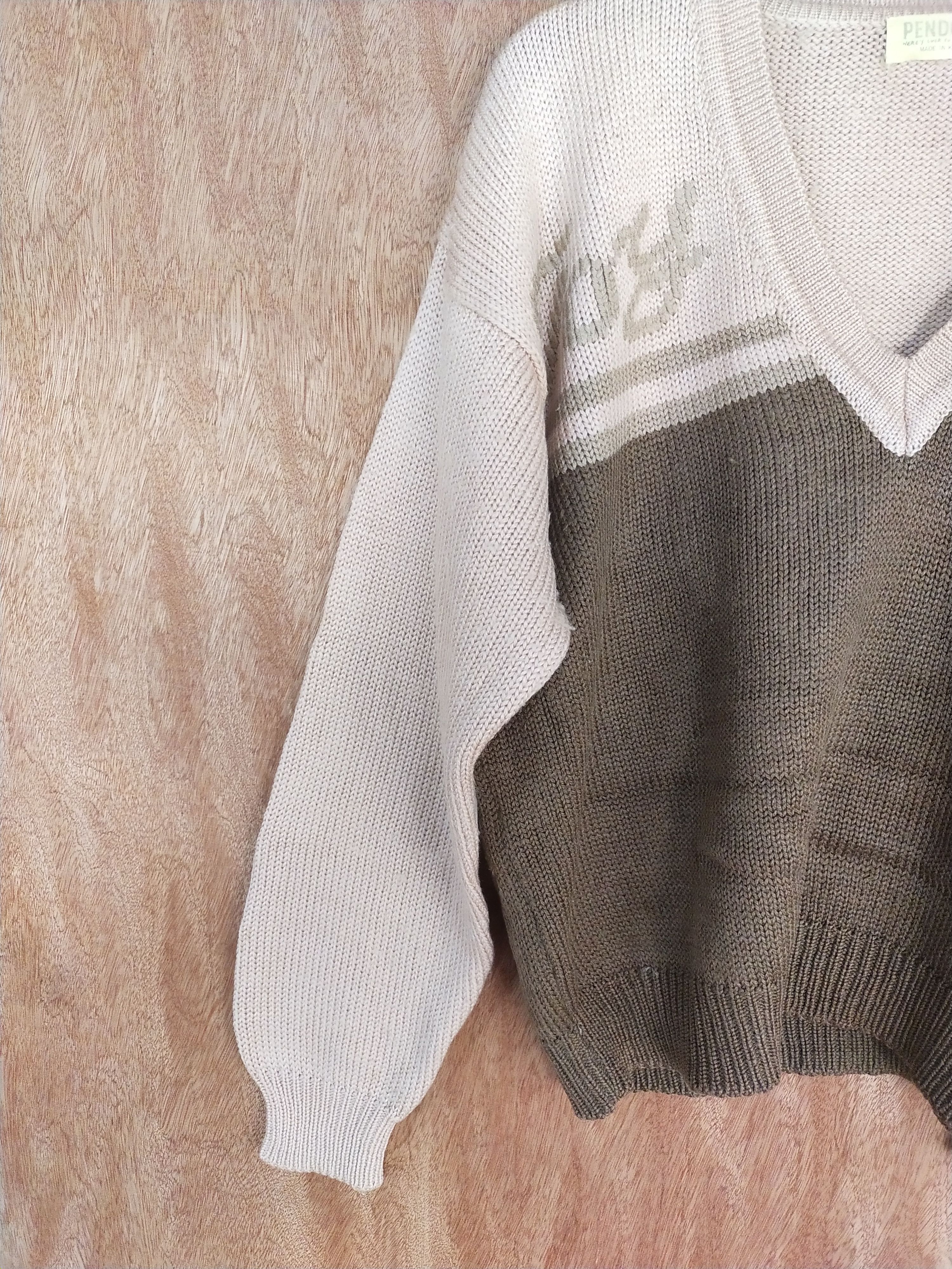 Homespun Knitwear Pendora japan vintage brown/pink knitwear #H186 Size US S / EU 44-46 / 1 - 3 Thumbnail