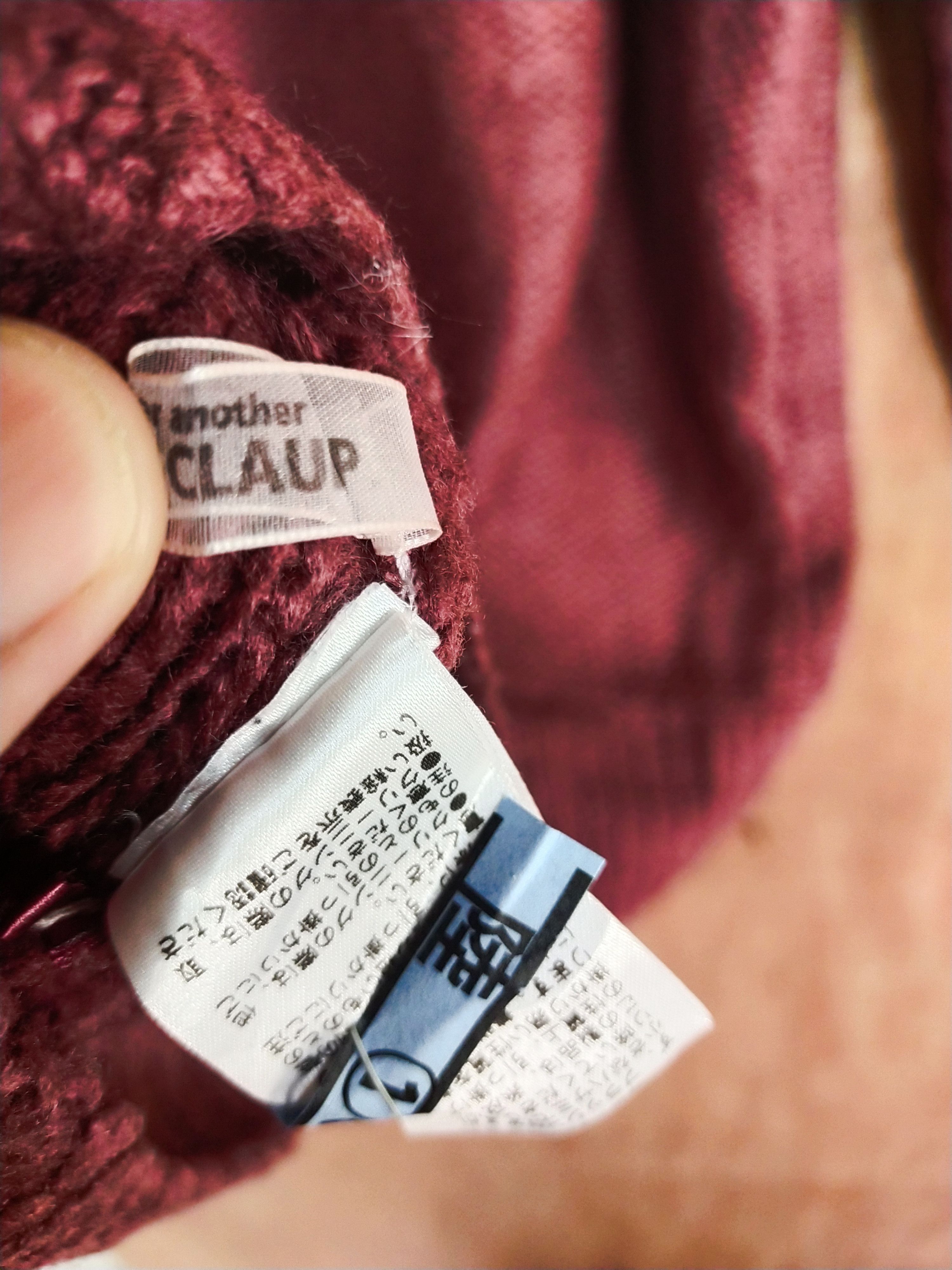 Aran Isles Knitwear Nice Claup maroon aran isle cable knitwear # H179 Size US M / EU 48-50 / 2 - 8 Thumbnail
