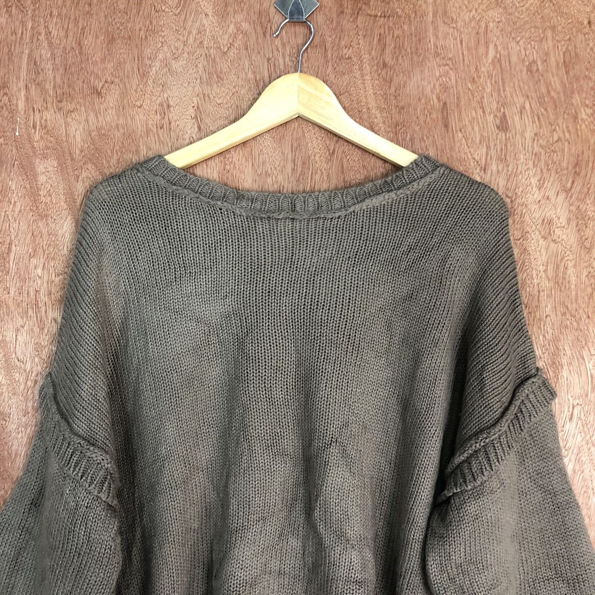 Homespun Knitwear Japan Brown Shag Shaggy vintage cardigan Knitwear #H0100 Size US L / EU 52-54 / 3 - 11 Thumbnail