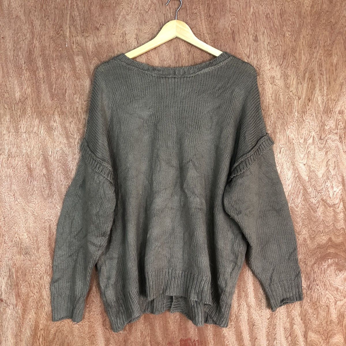 Homespun Knitwear Japan Brown Shag Shaggy vintage cardigan Knitwear #H0100 Size US L / EU 52-54 / 3 - 12 Thumbnail