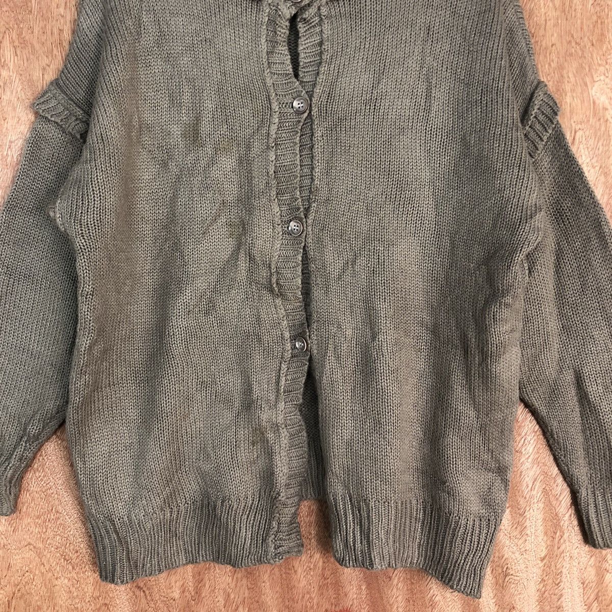 Homespun Knitwear Japan Brown Shag Shaggy vintage cardigan Knitwear #H0100 Size US L / EU 52-54 / 3 - 8 Thumbnail