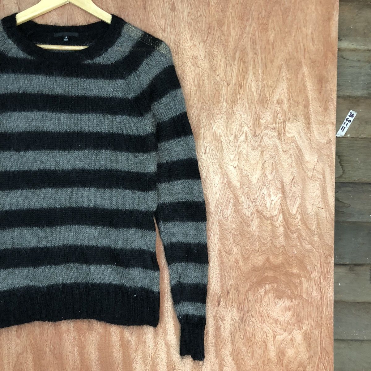 Homespun Knitwear Uniqlo Black mohair Shag Shaggy Knitwear #H090 Size US S / EU 44-46 / 1 - 5 Thumbnail