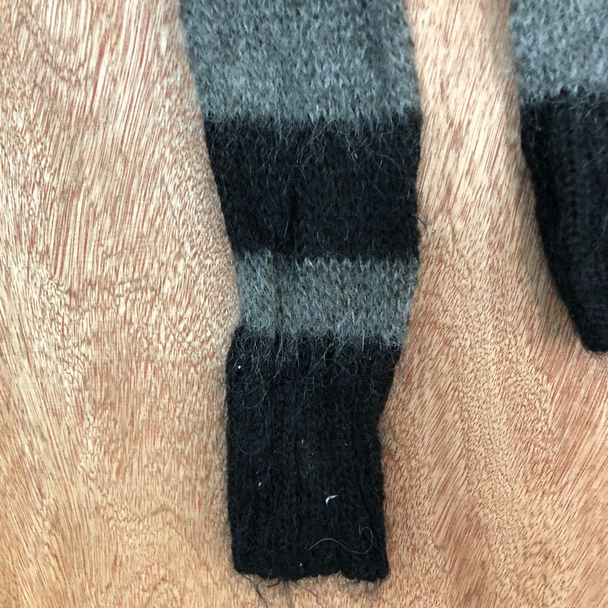 Homespun Knitwear Uniqlo Black mohair Shag Shaggy Knitwear #H090 Size US S / EU 44-46 / 1 - 6 Thumbnail