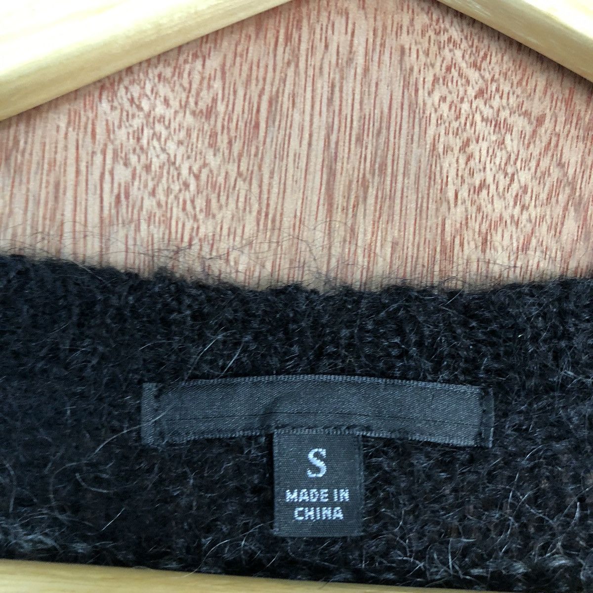 Homespun Knitwear Uniqlo Black mohair Shag Shaggy Knitwear #H090 Size US S / EU 44-46 / 1 - 10 Thumbnail