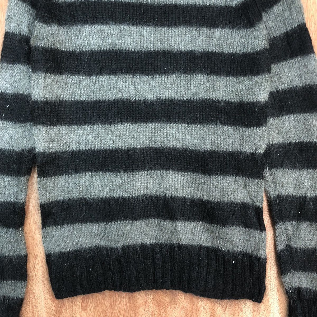 Homespun Knitwear Uniqlo Black mohair Shag Shaggy Knitwear #H090 Size US S / EU 44-46 / 1 - 8 Thumbnail