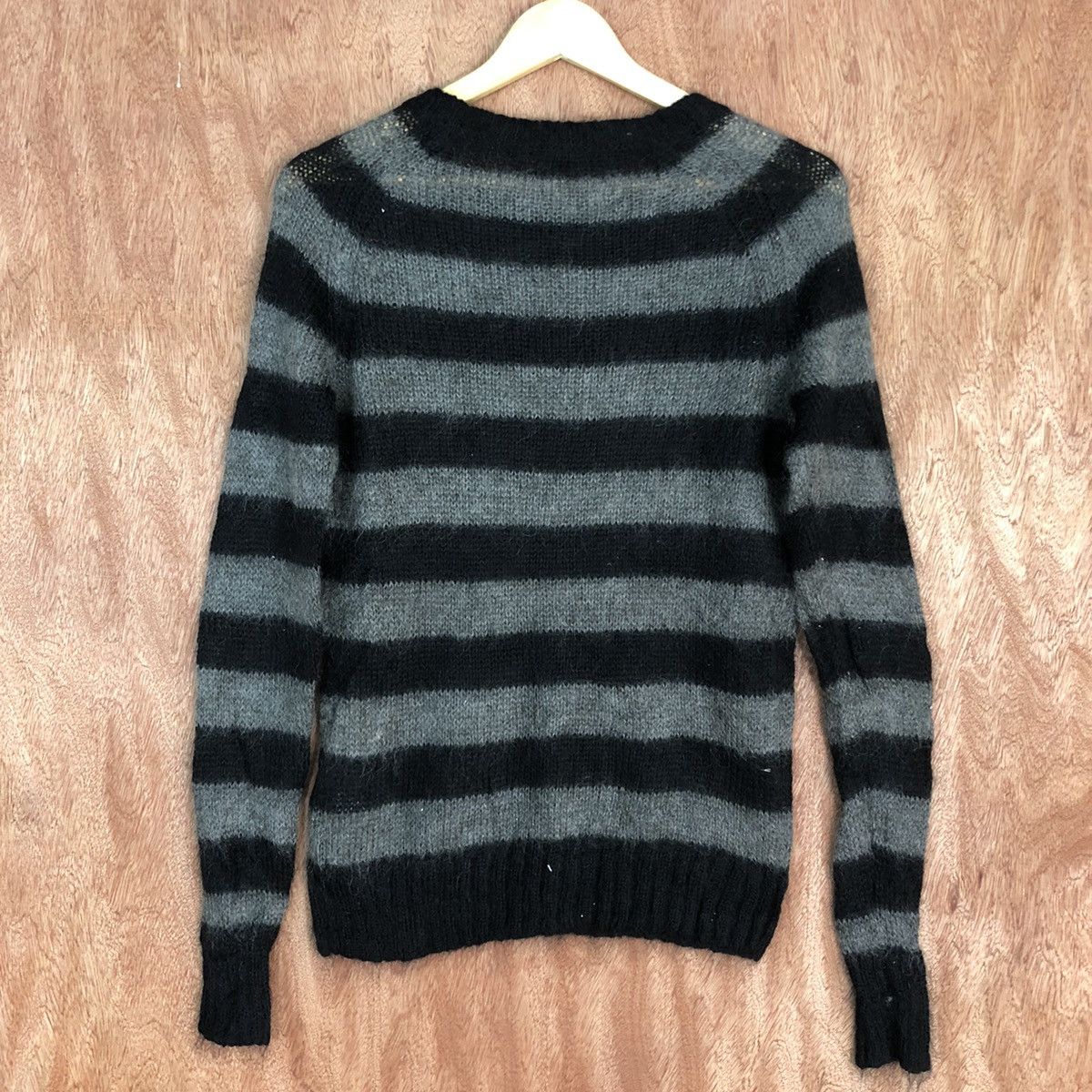 Homespun Knitwear Uniqlo Black mohair Shag Shaggy Knitwear #H090 Size US S / EU 44-46 / 1 - 13 Thumbnail