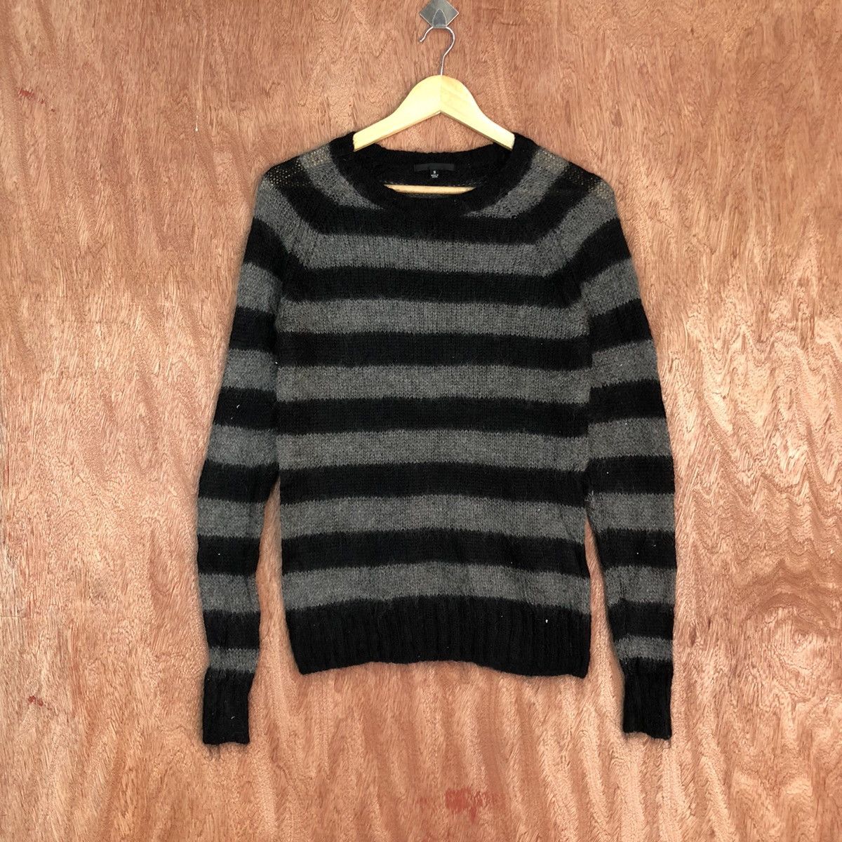 Homespun Knitwear Uniqlo Black mohair Shag Shaggy Knitwear #H090 Size US S / EU 44-46 / 1 - 1 Thumbnail