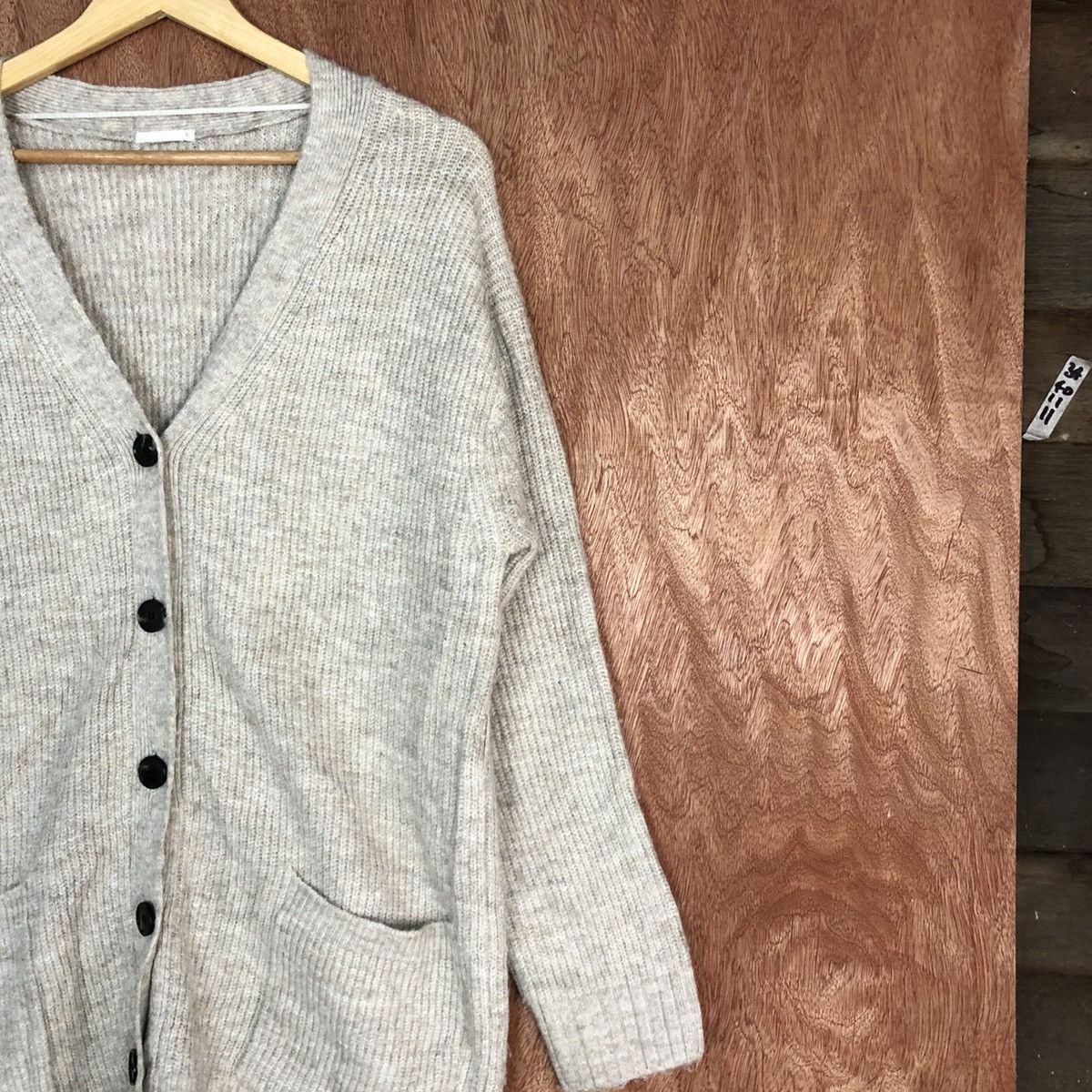 Japanese Brand GU Japan Cream baggie knitwear Cardigan #H092 Size US S / EU 44-46 / 1 - 5 Thumbnail