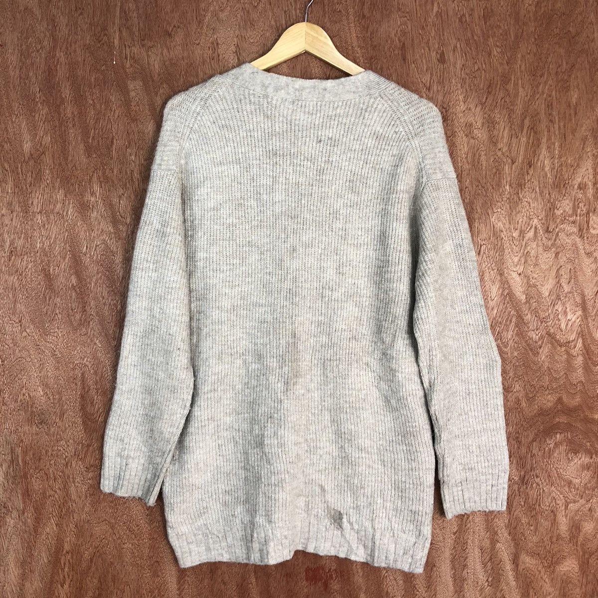 Japanese Brand GU Japan Cream baggie knitwear Cardigan #H092 Size US S / EU 44-46 / 1 - 13 Thumbnail