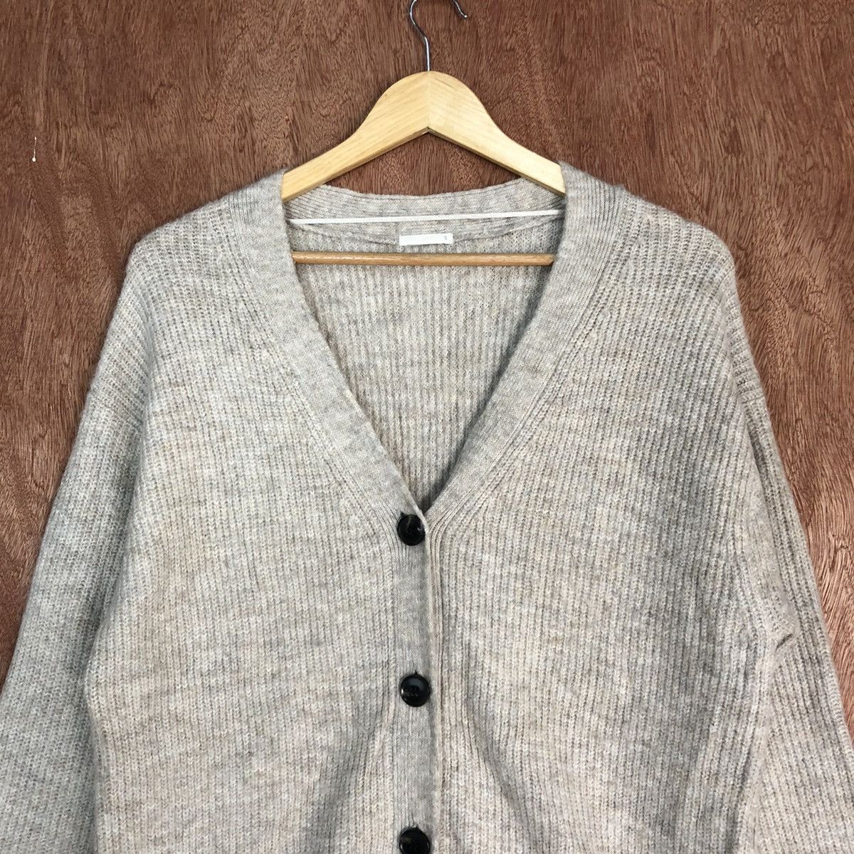 Japanese Brand GU Japan Cream baggie knitwear Cardigan #H092 Size US S / EU 44-46 / 1 - 9 Thumbnail