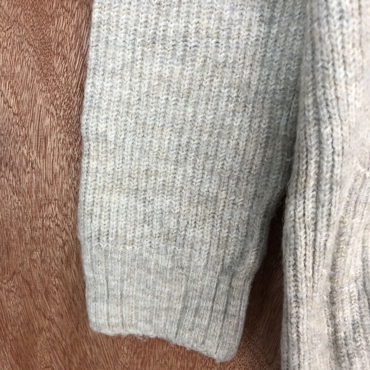 Japanese Brand GU Japan Cream baggie knitwear Cardigan #H092 Size US S / EU 44-46 / 1 - 6 Thumbnail