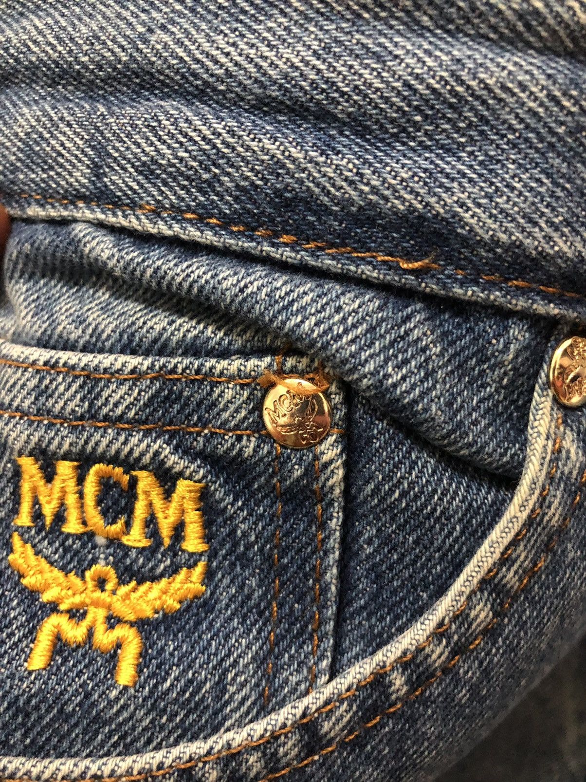 Designer × MCM MCM jeans made in Italy nice design Size US 31 - 6 Thumbnail