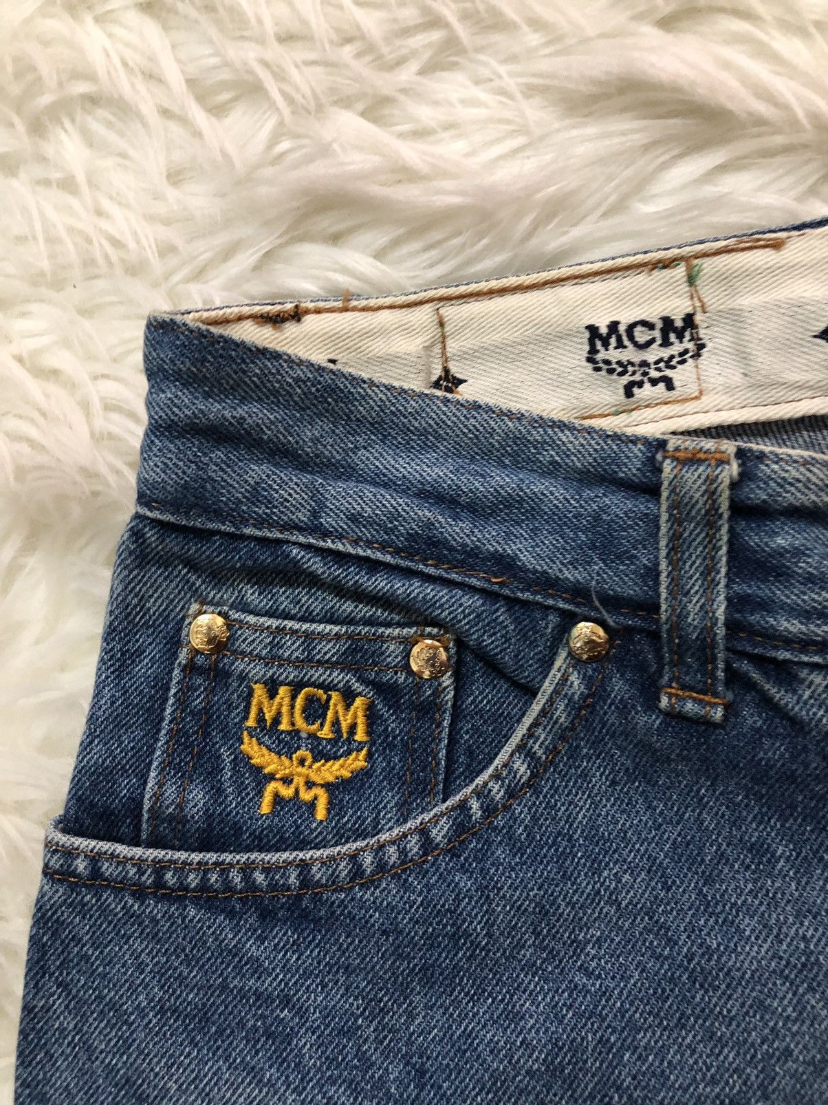 Designer × MCM MCM jeans made in Italy nice design Size US 31 - 5 Thumbnail