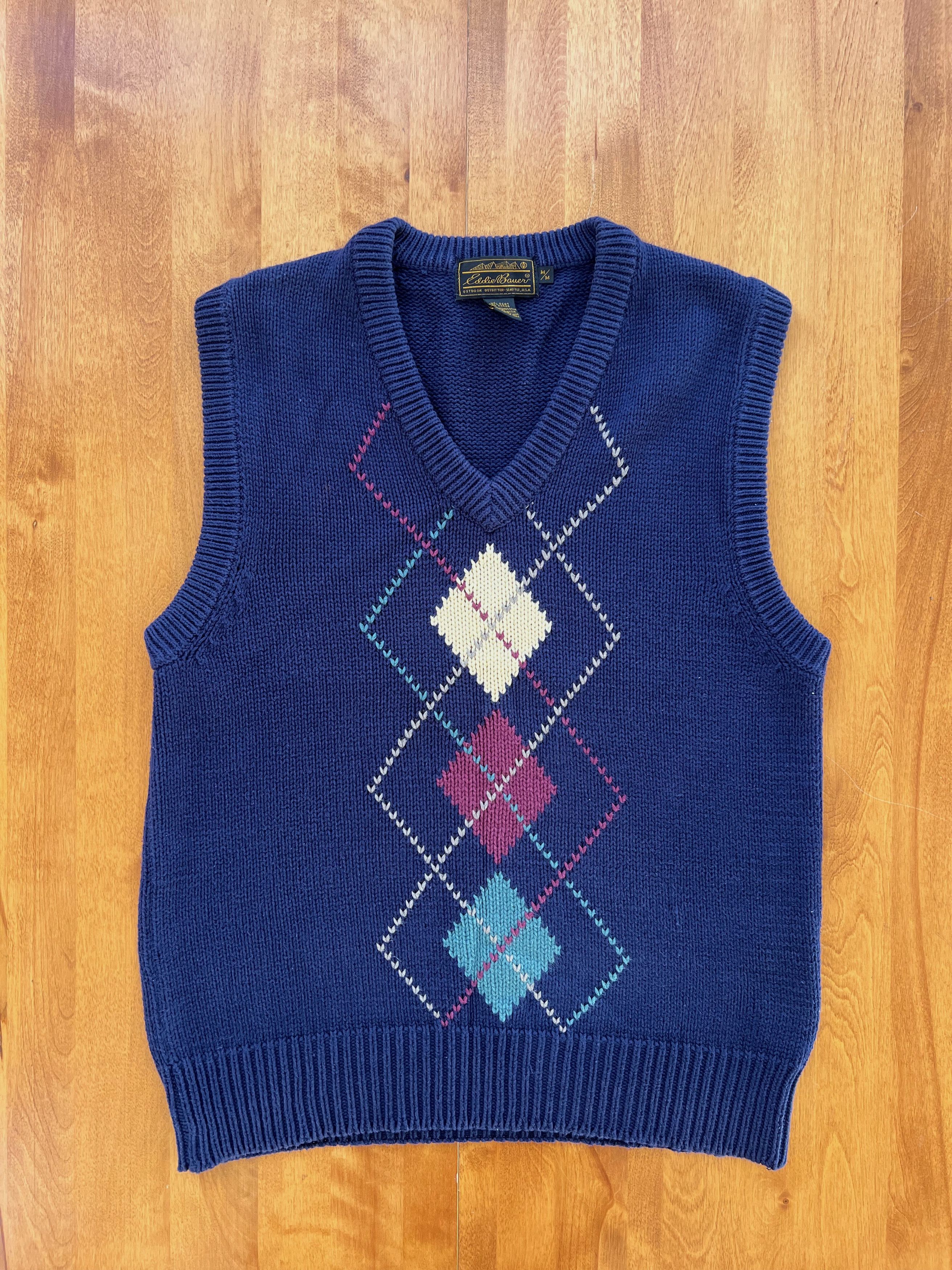 Eddie Bauer Vintage Eddie Bauer Sweater Vest Size US M / EU 48-50 / 2 - 1 Thumbnail