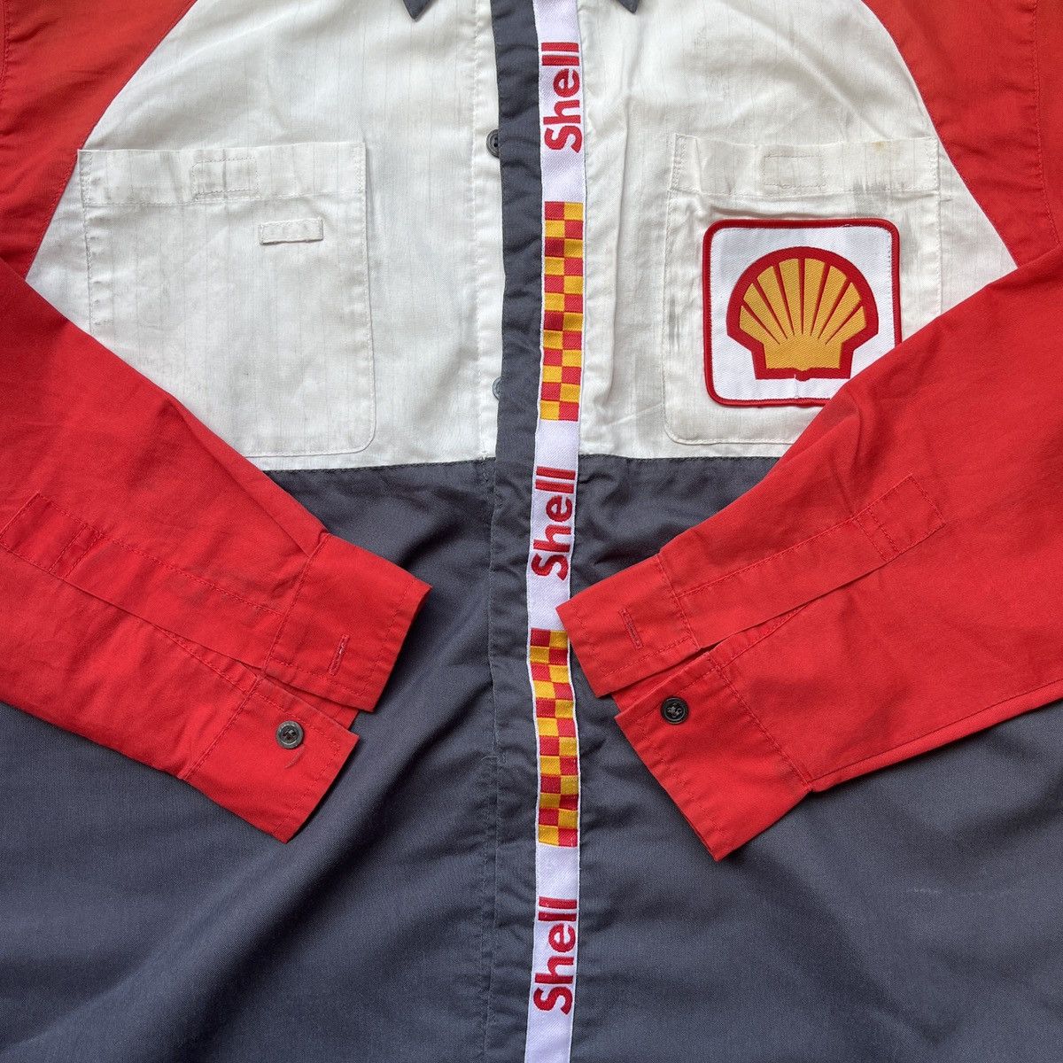 Uniform Wares × Vintage Shell Uniform Vintage Japan Racing Workers Long Sleeves Size US L / EU 52-54 / 3 - 10 Thumbnail