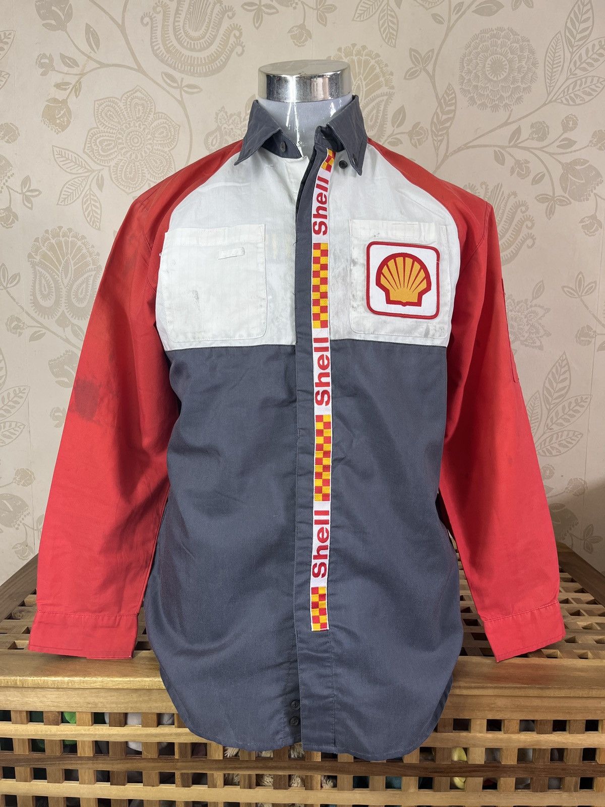 Uniform Wares × Vintage Shell Japan Uniform Workers Racing Vintage Long ...