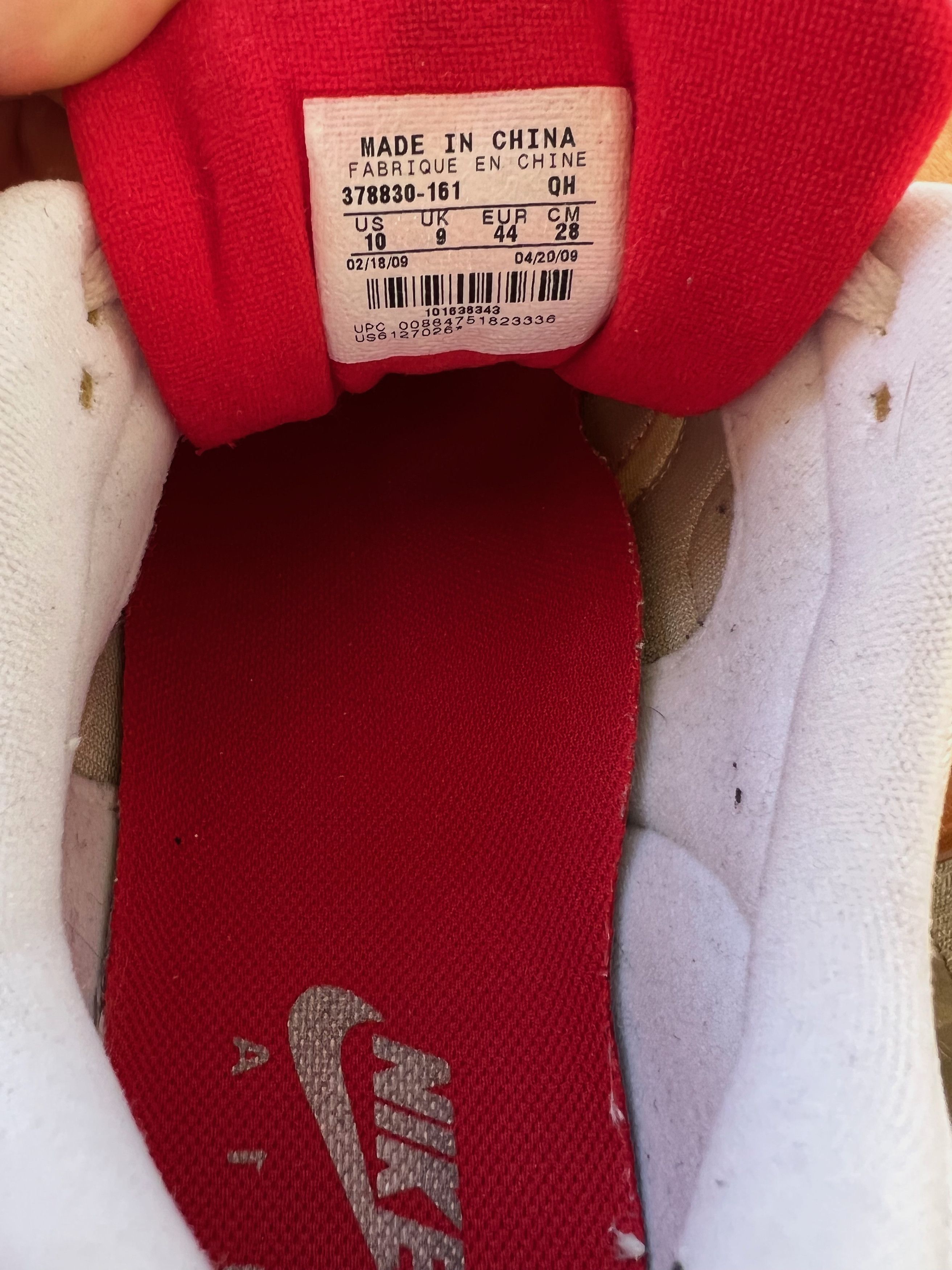 Nike Vintage Nike Air Max 1 QS Sport Red 2009 Sneakers Size US 10 / EU 43 - 6 Thumbnail