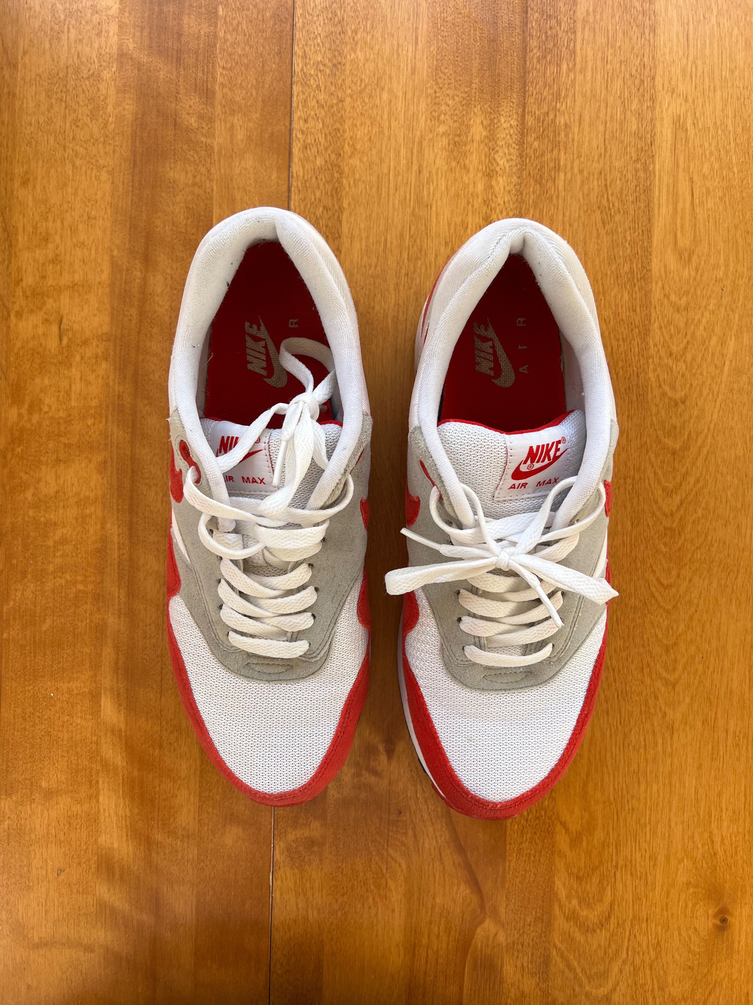 Nike Vintage Nike Air Max 1 QS Sport Red 2009 Sneakers Size US 10 / EU 43 - 5 Thumbnail
