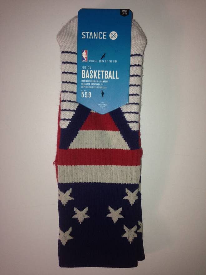 Stance Socks Stance Fusion Basketball: American Flag / Union 2 Fall Size ONE SIZE - 1 Thumbnail