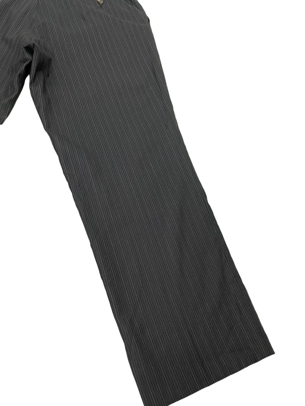 Versace Versace Collection Silk Wool Trouser Pinstriped Regular 7🟦 Size US 34 / EU 50 - 11 Thumbnail