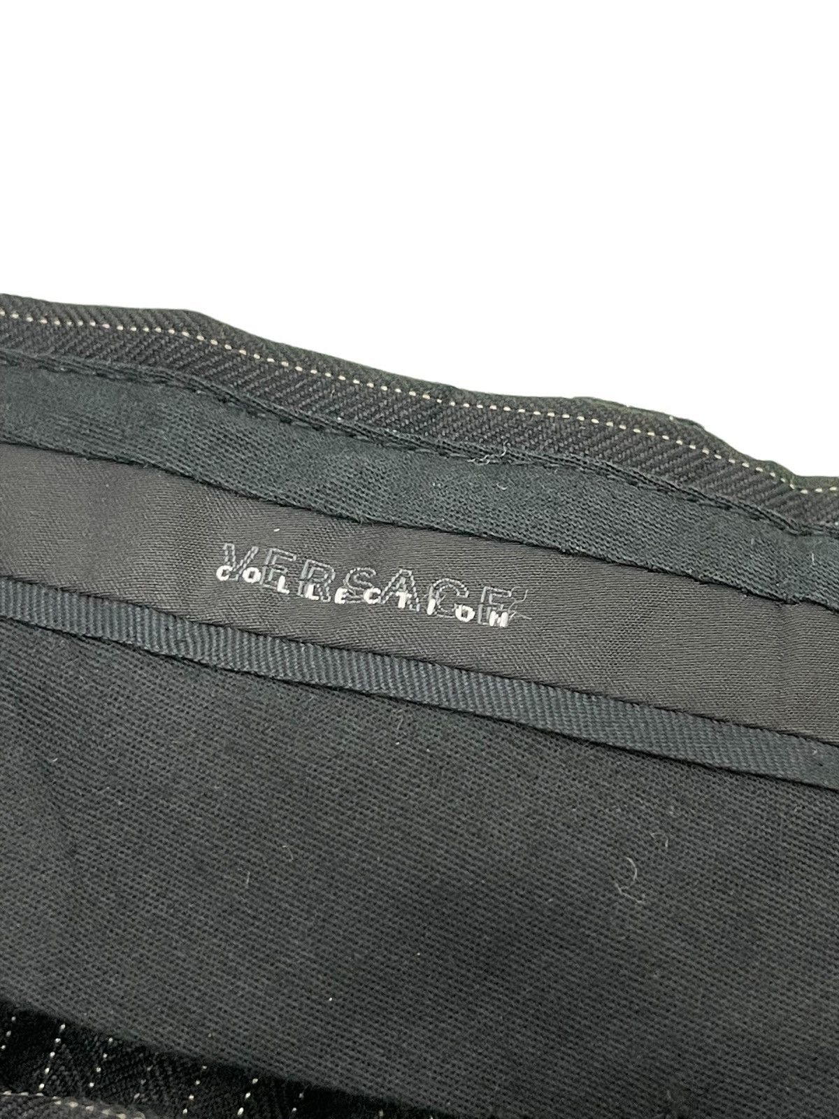 Versace Versace Collection Silk Wool Trouser Pinstriped Regular 7🟦 Size US 34 / EU 50 - 7 Thumbnail