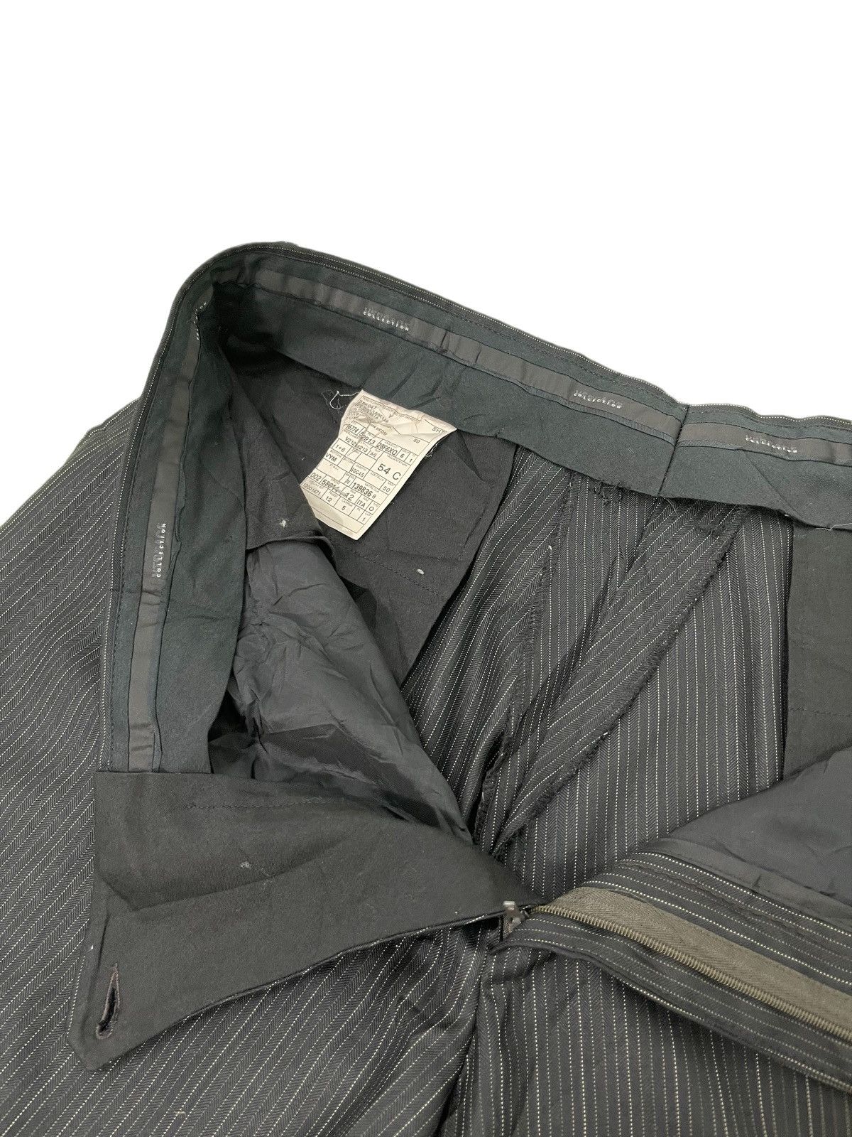 Versace Versace Collection Silk Wool Trouser Pinstriped Regular 7🟦 Size US 34 / EU 50 - 8 Thumbnail