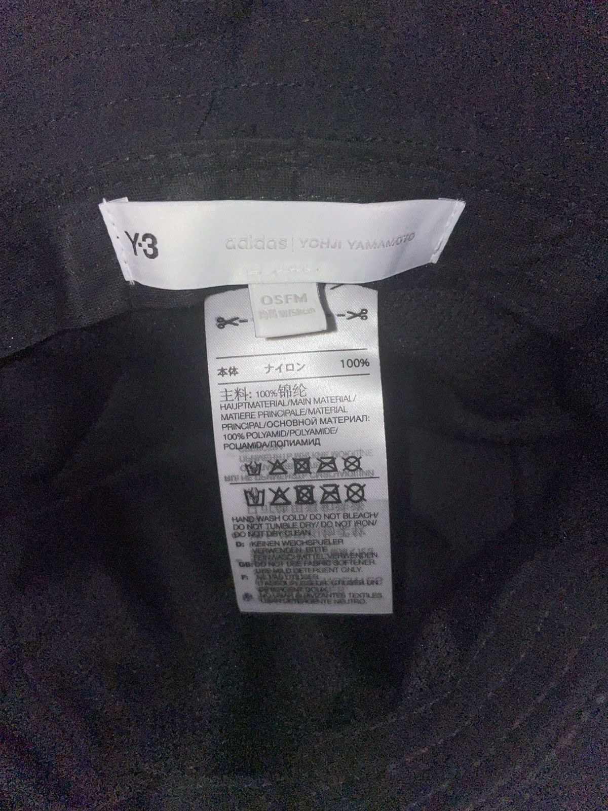Y-3 AN ADJUSTABLE BUCKET HAT BY Y-3. Size ONE SIZE - 7 Thumbnail